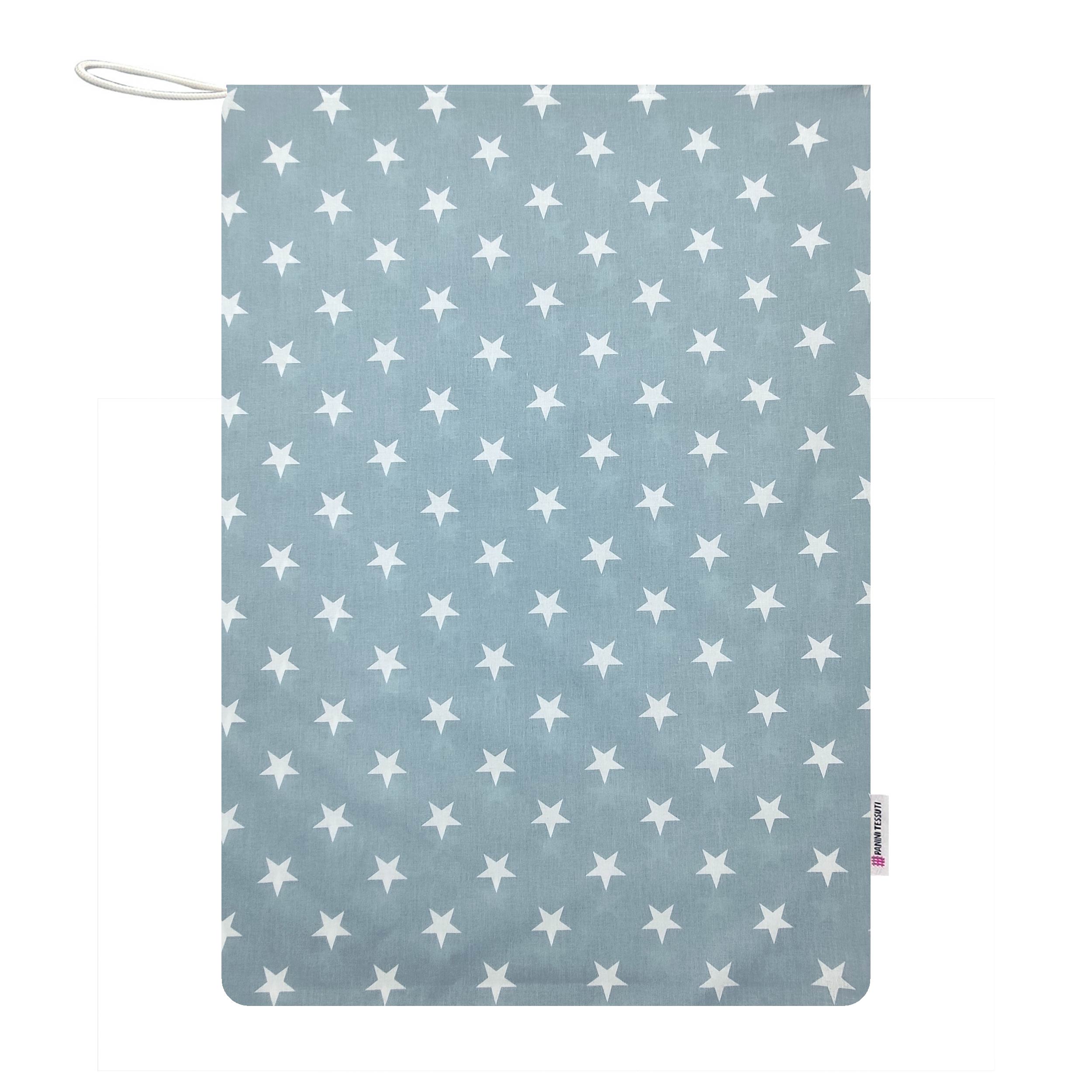 Sac de jardin d'enfants Étoiles blanches sur fond bleu