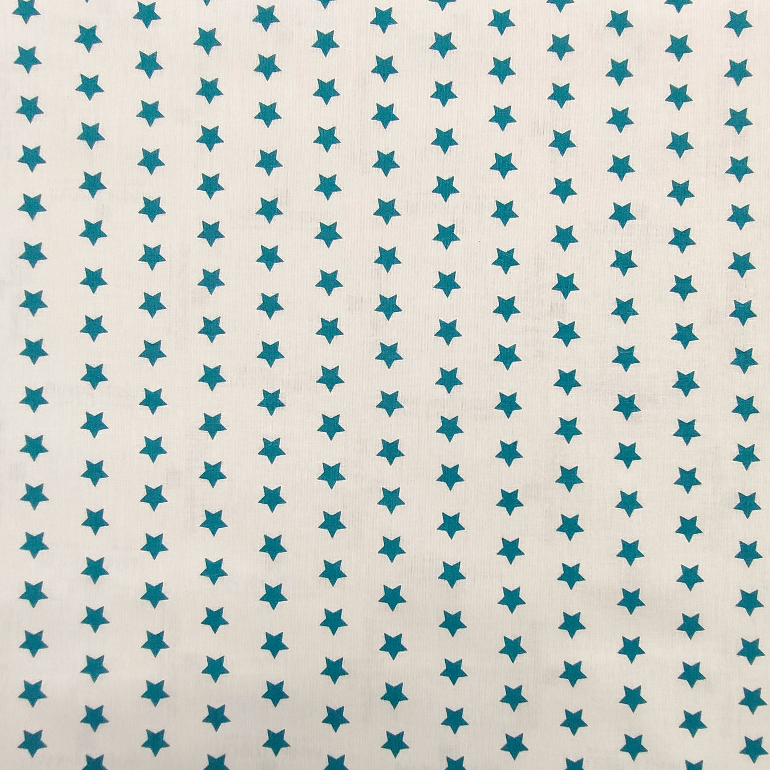 Tela de algodón Estrellas Fondo blanco 1