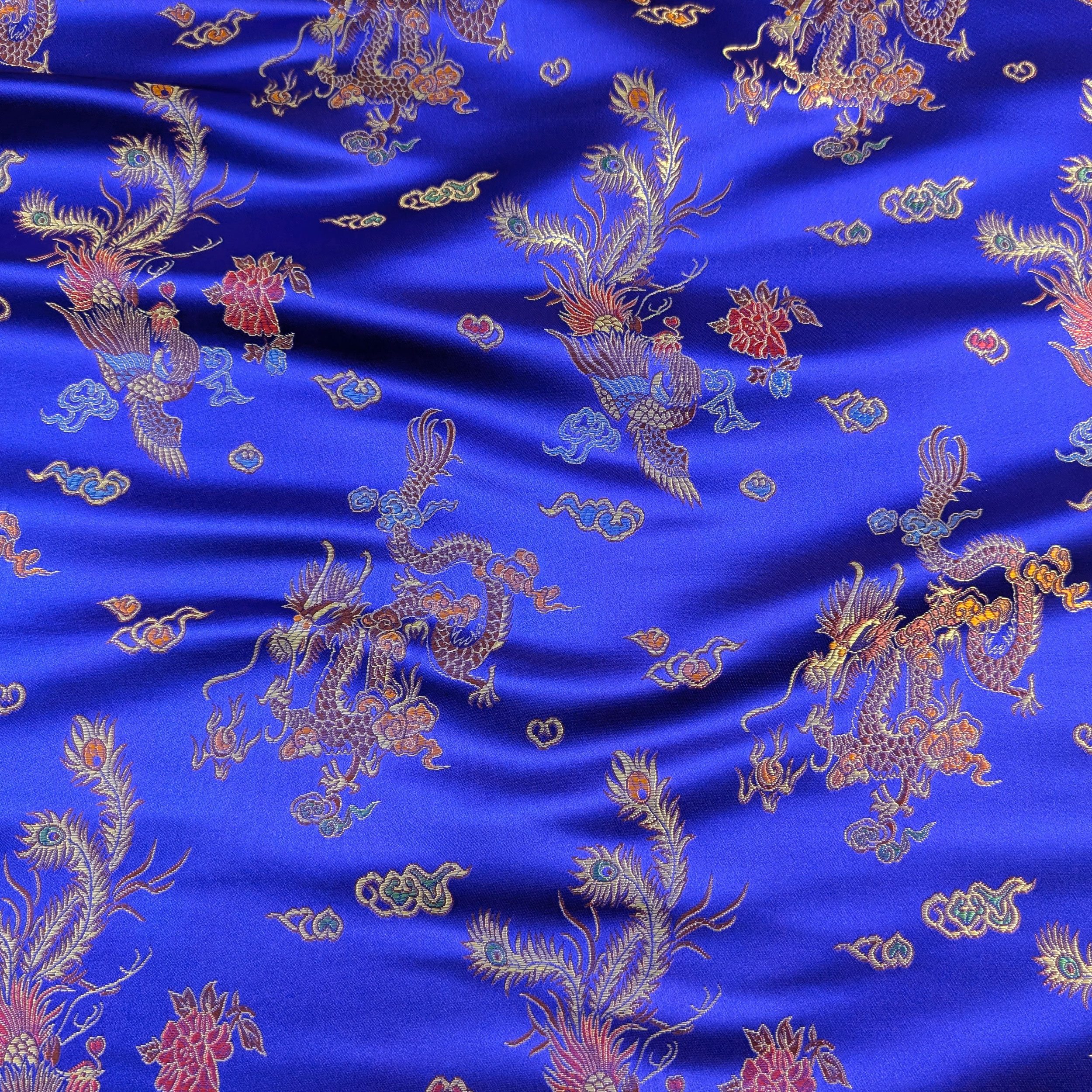 Dragón azul satinado Image