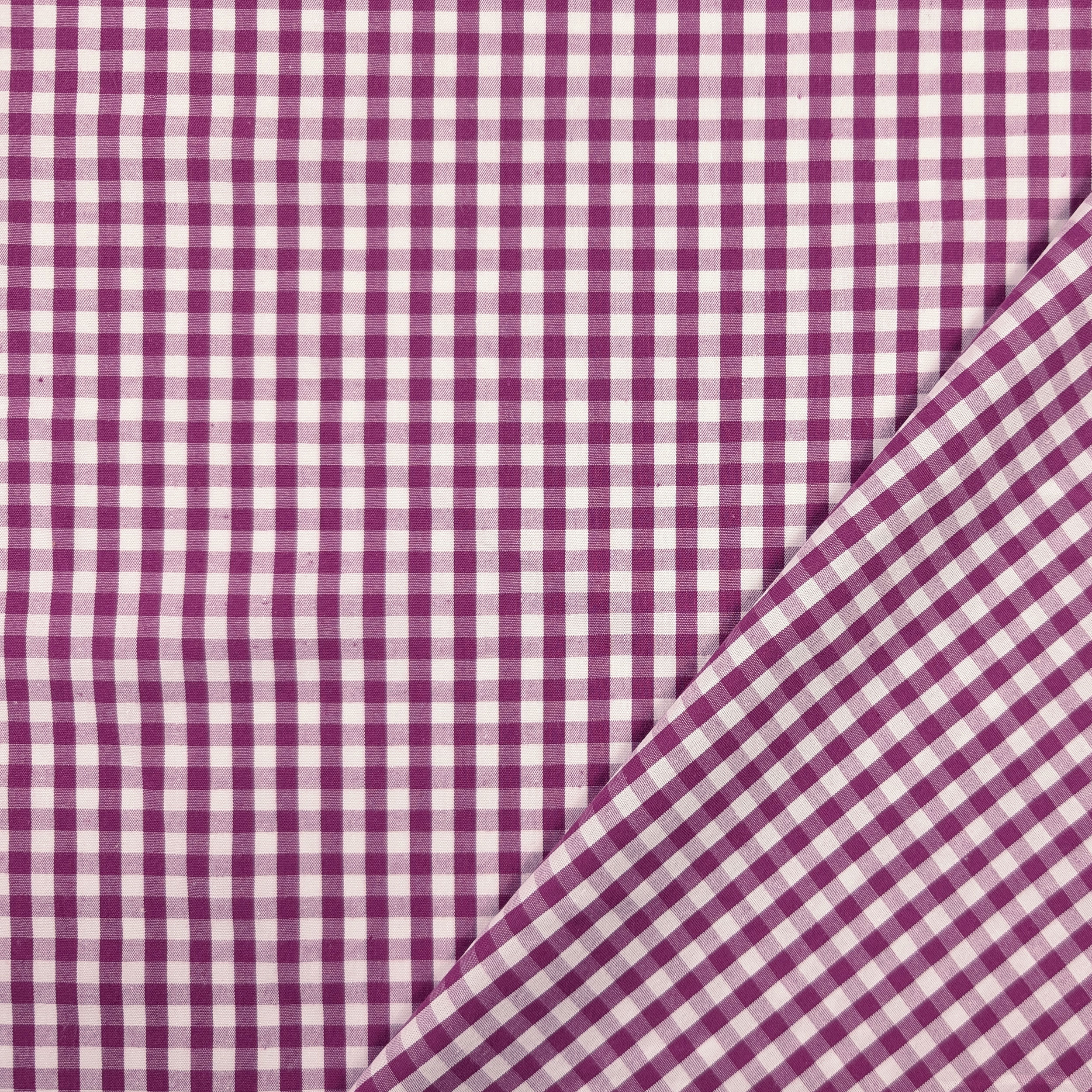 Chemises en coton à carreaux lilas foncé Image