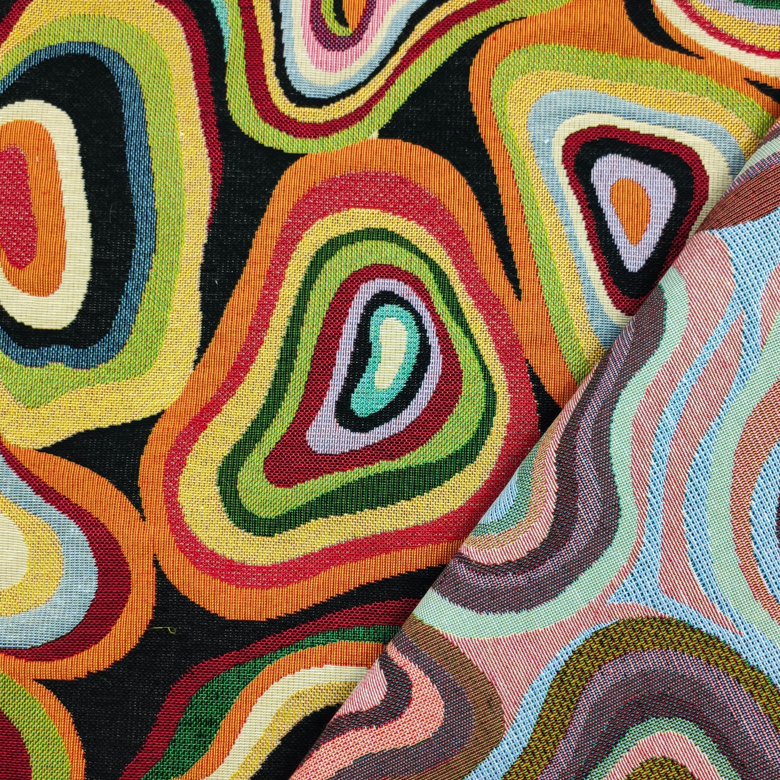 Tela Gobelin Fantasía Abstracta de Colores