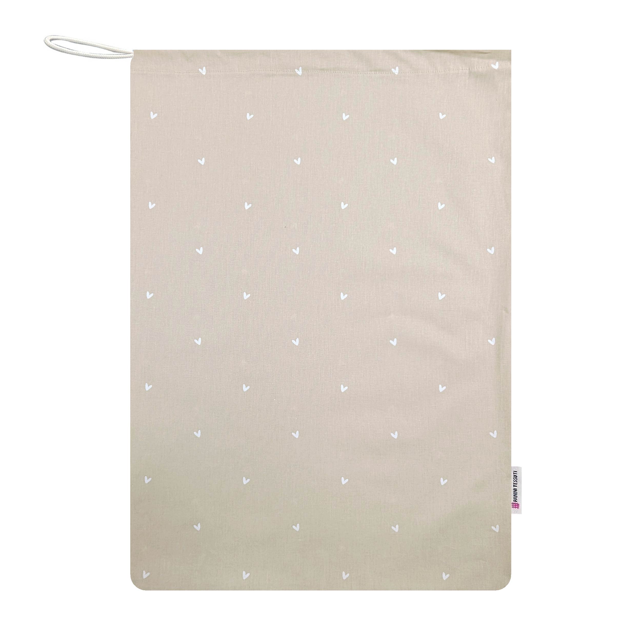 Kindergarten Bag Hearts Background Beige Image