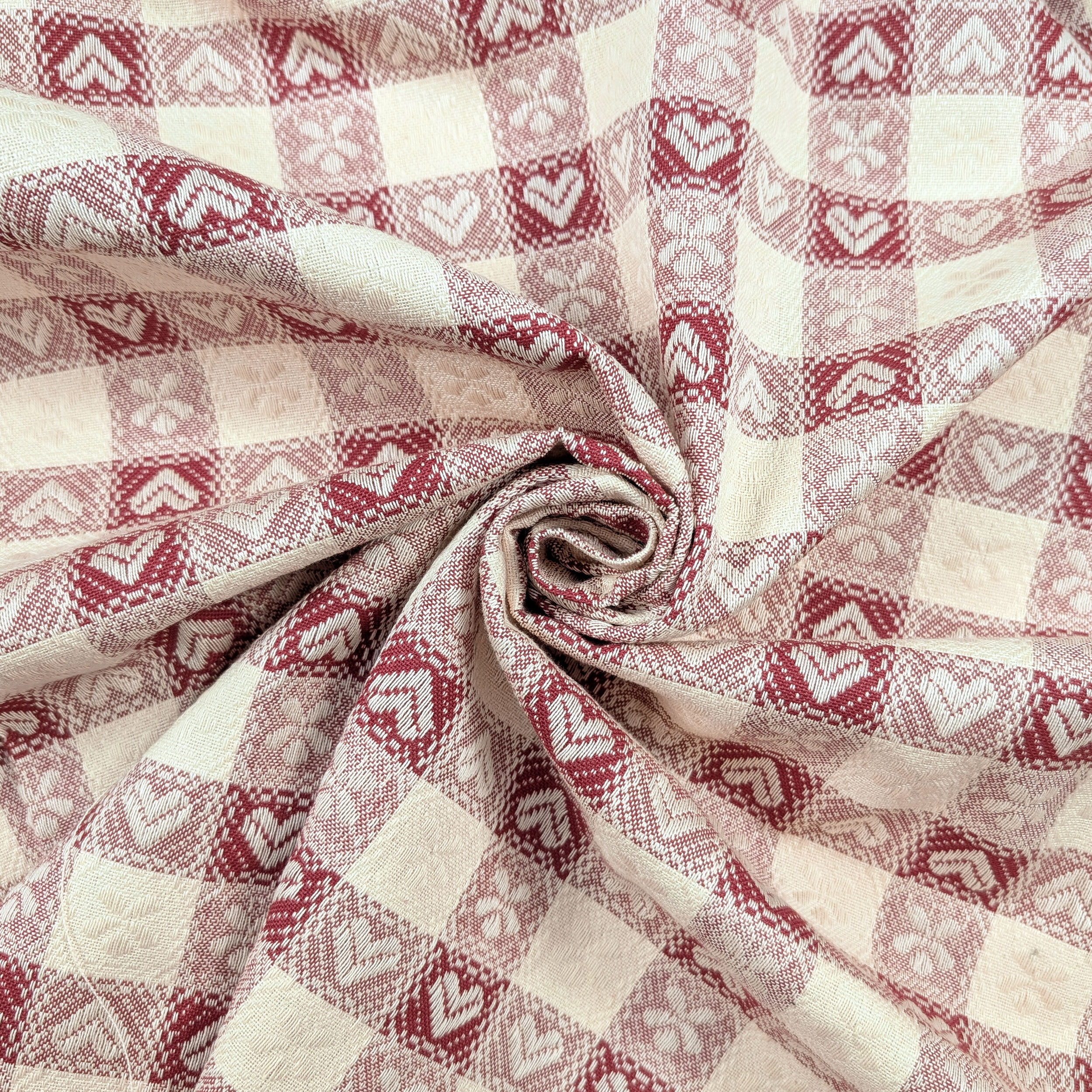 Tissu de nappe tyrolienne teintée au fil Image