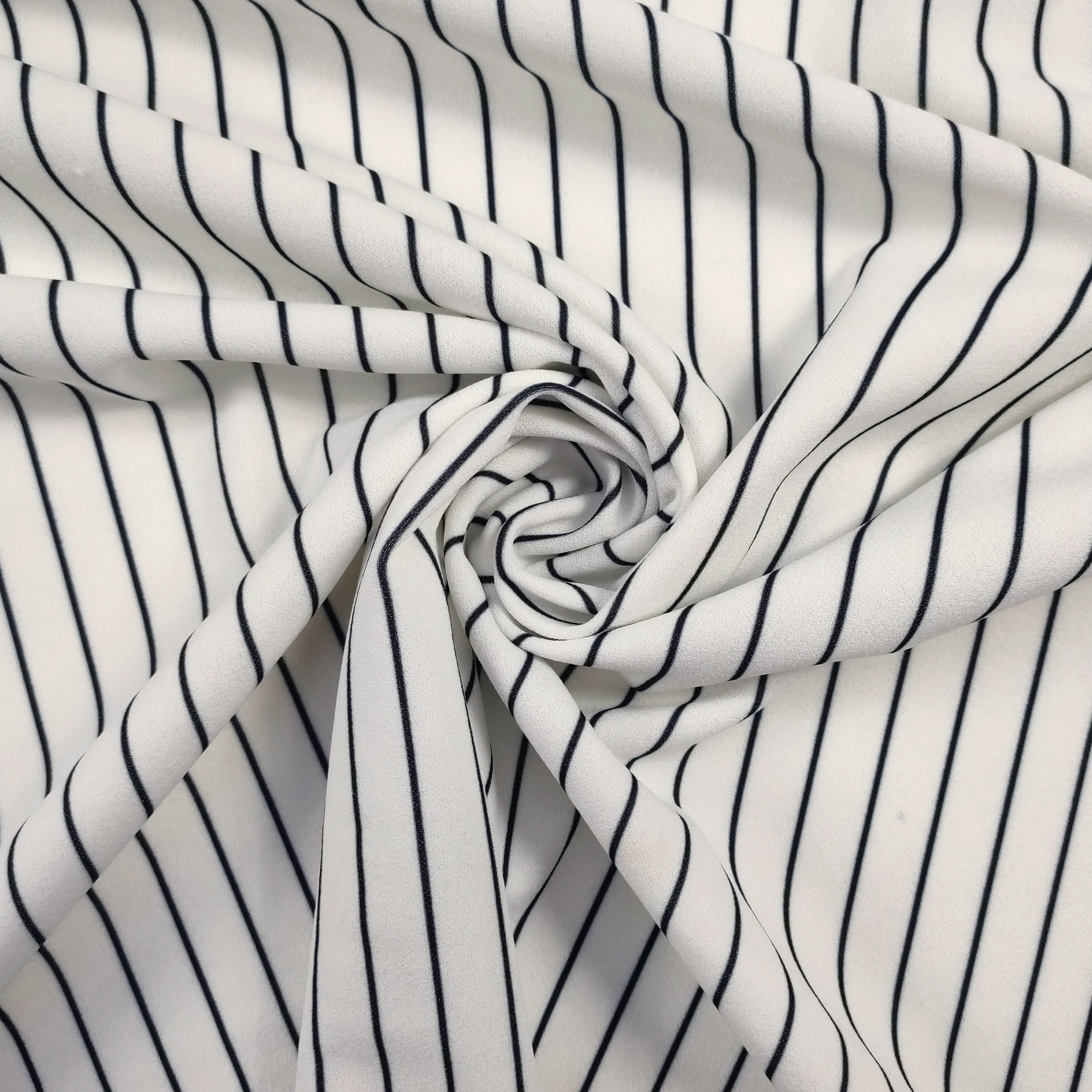 Scuba White Black Stripes