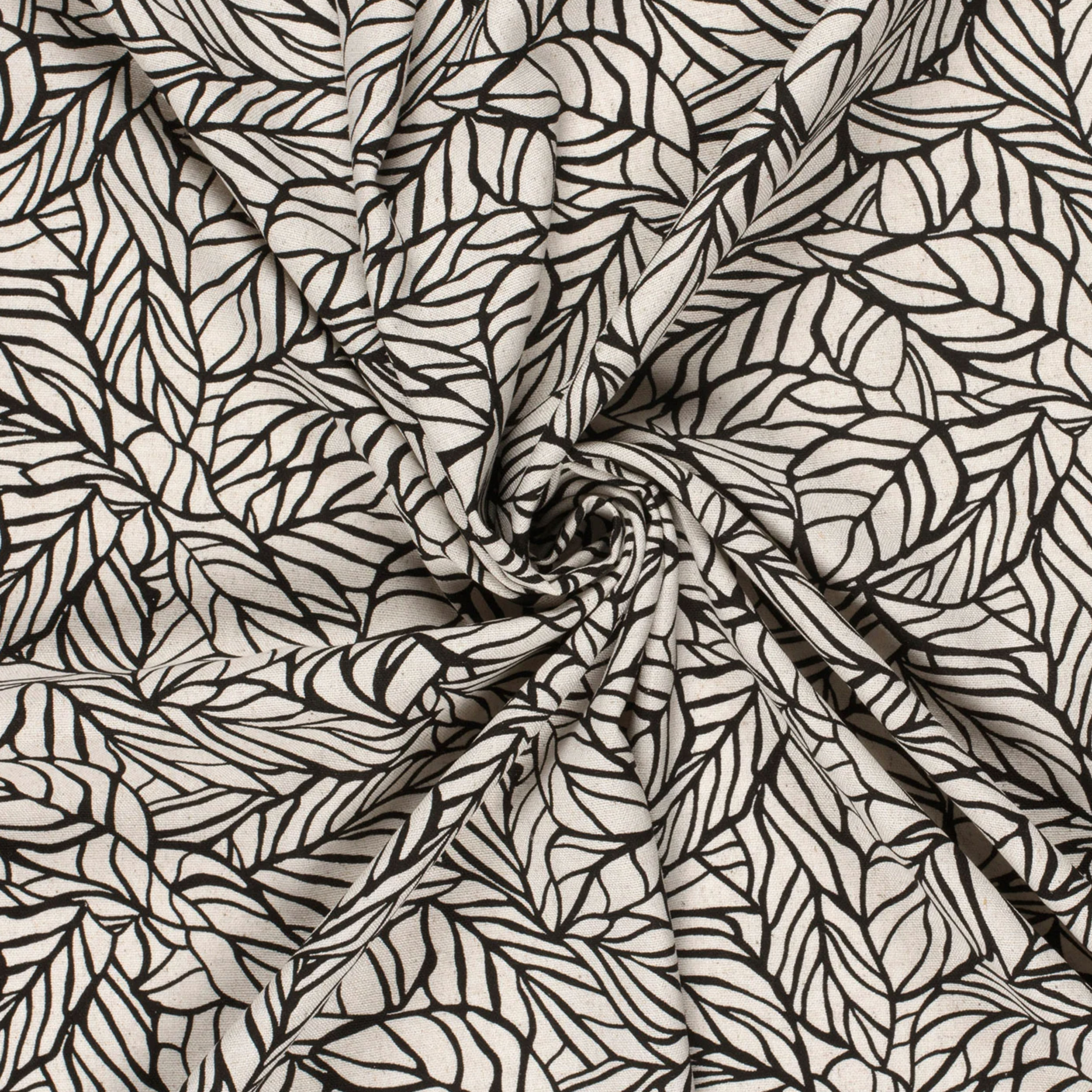 Mezcla de hojas de lino Fondo crema