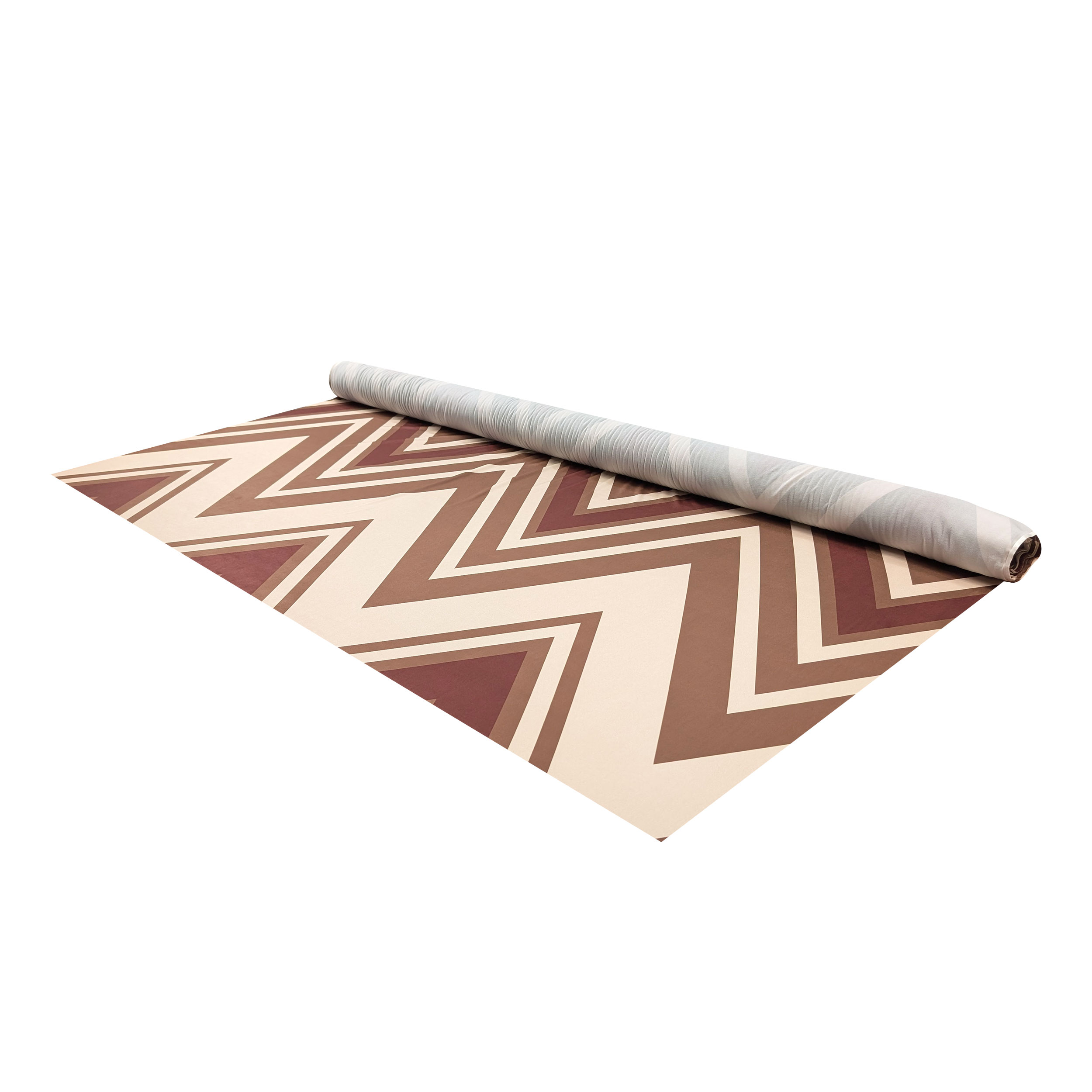 Jersey à motifs géométriques Zig Zag Warm Tones Image