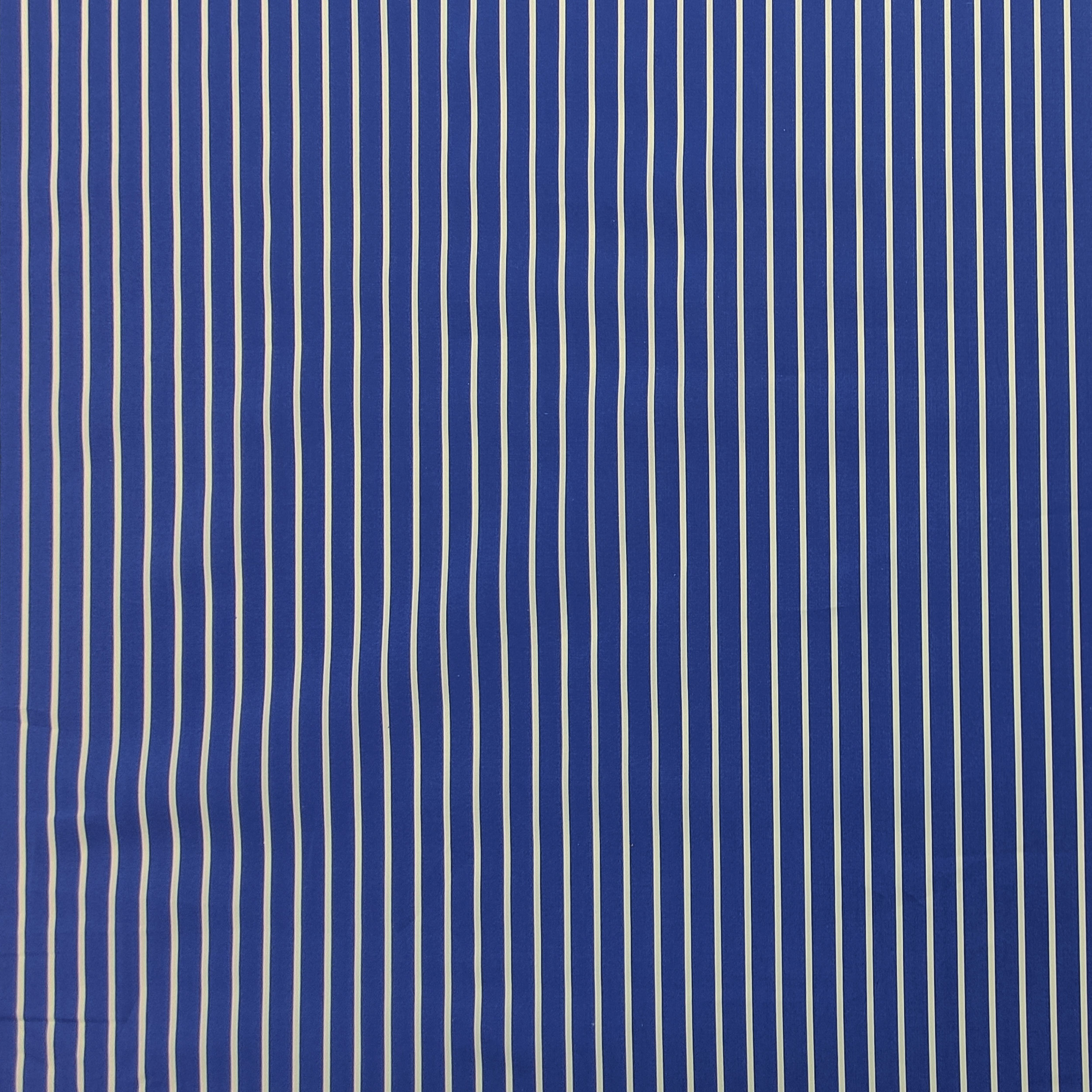 Baumwoll-Spezial-Shirting Weiß gestreift