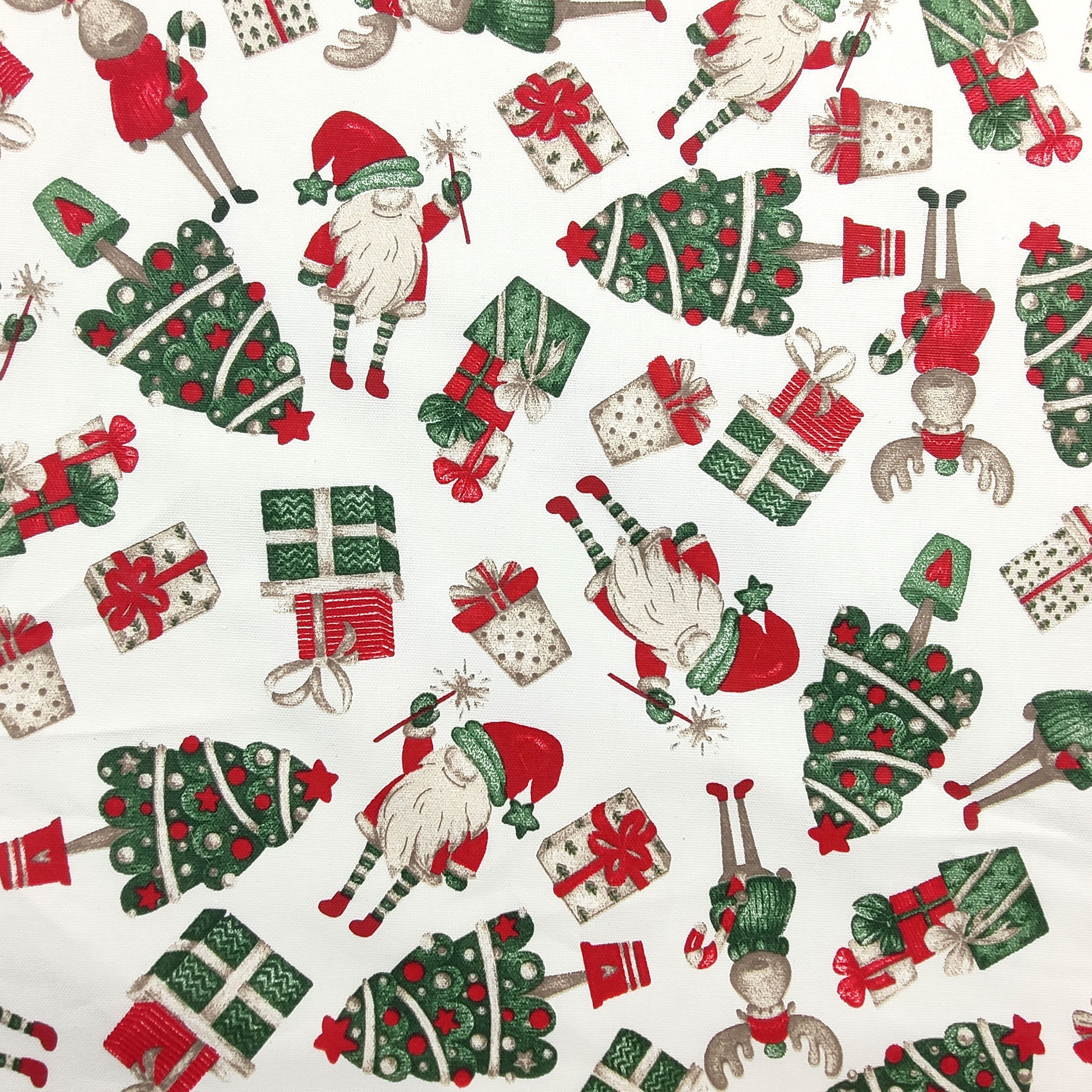 Panama pur coton motif de Noël