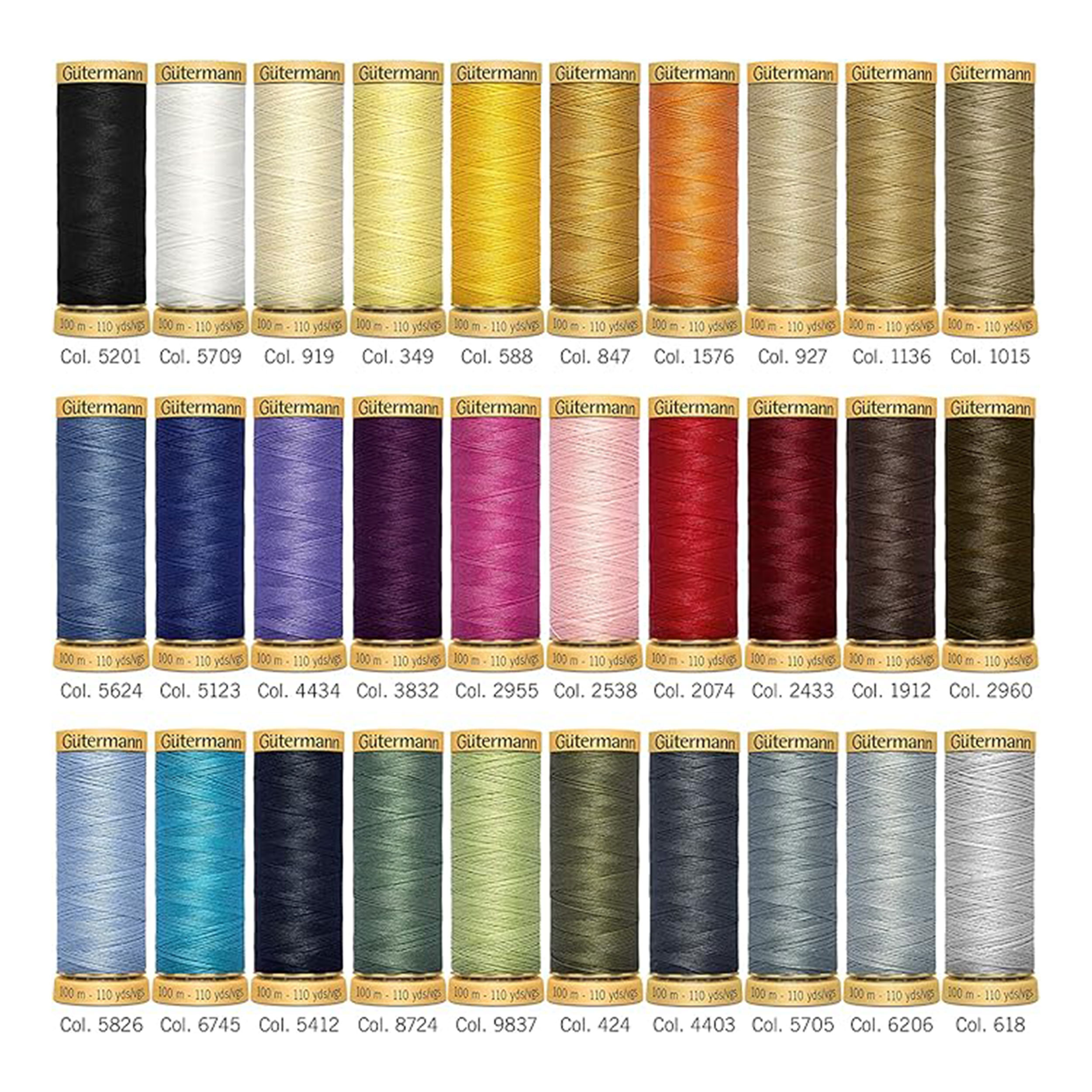 Gutermann Creative Cotton Box 30 bobbins Image