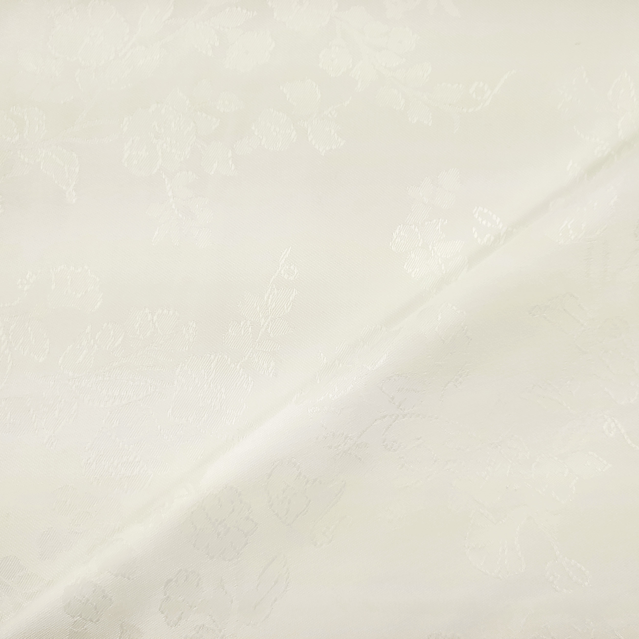 Tissu Flanders en coton blanc laiteux