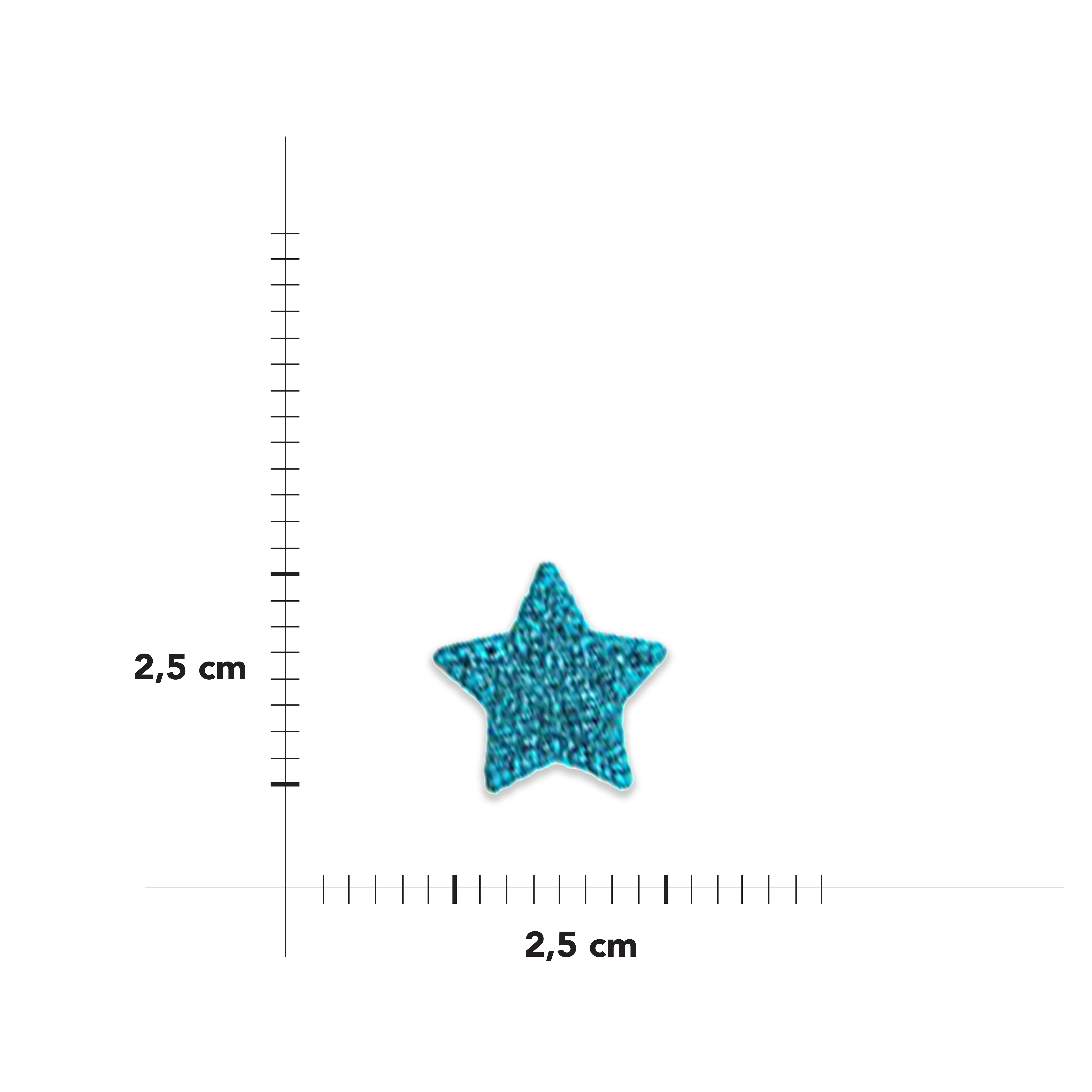 Thermoadhesive application Star Glitter Image