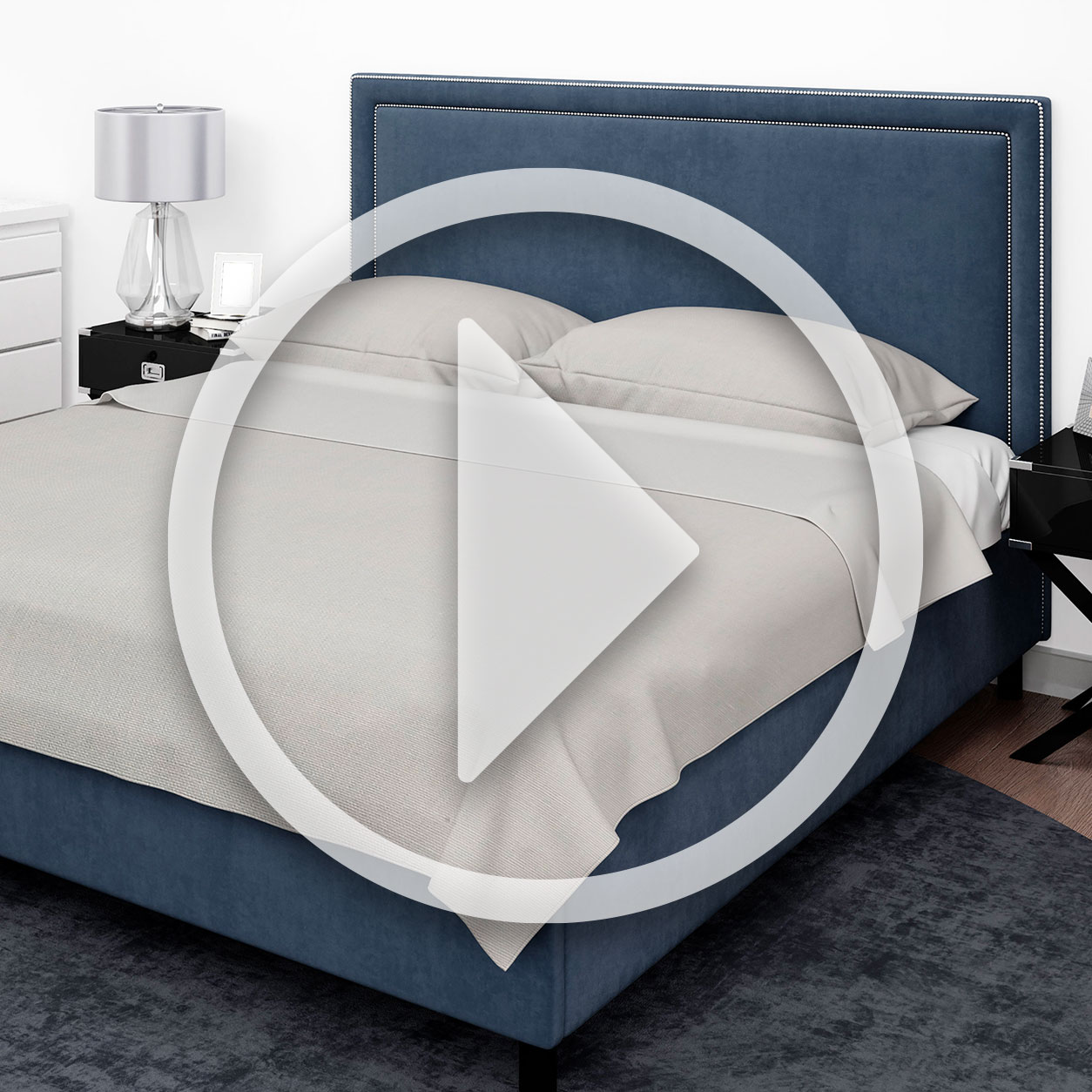 Light Grey Percale Cotton  Image