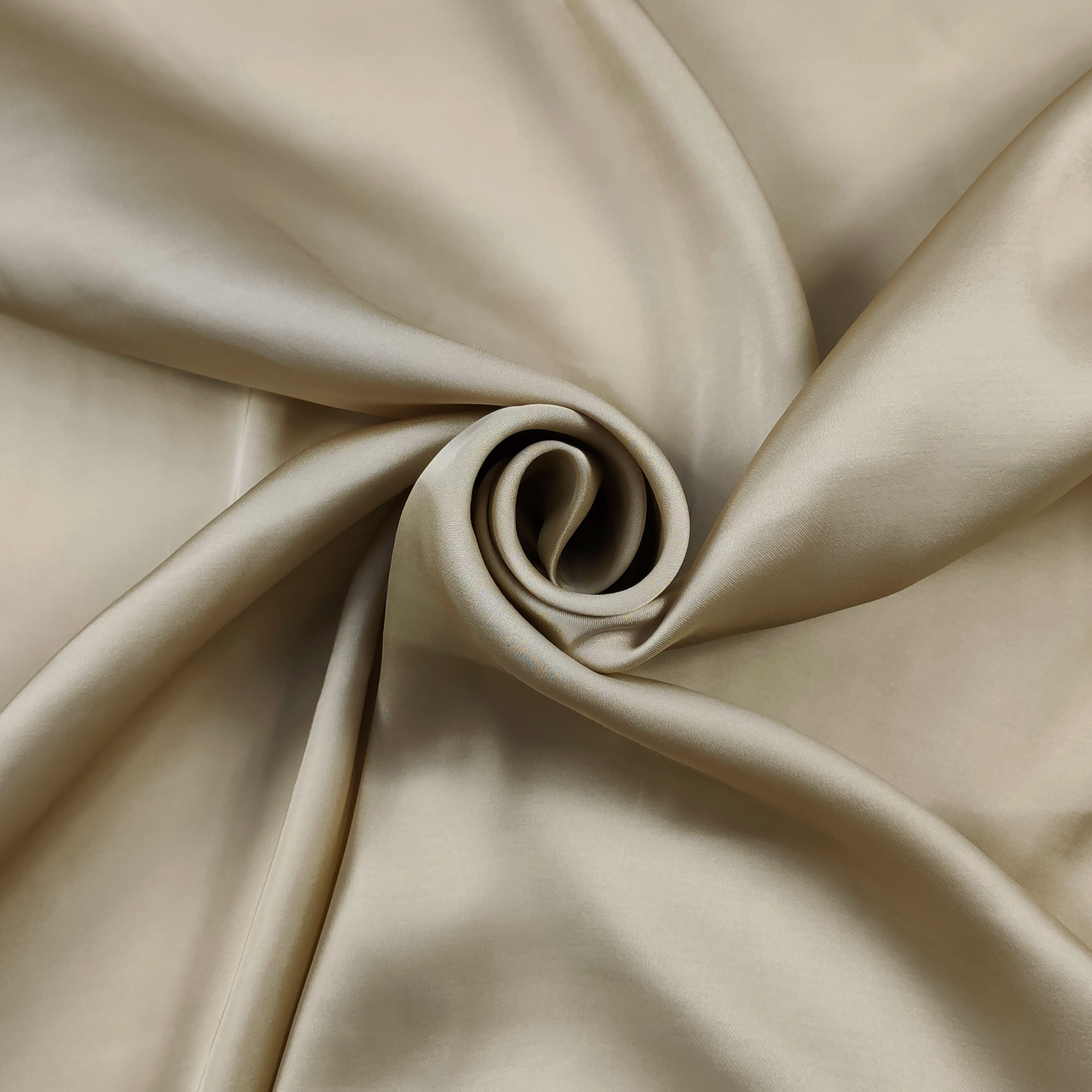 Satin Natural Viscose Solid Colour Image
