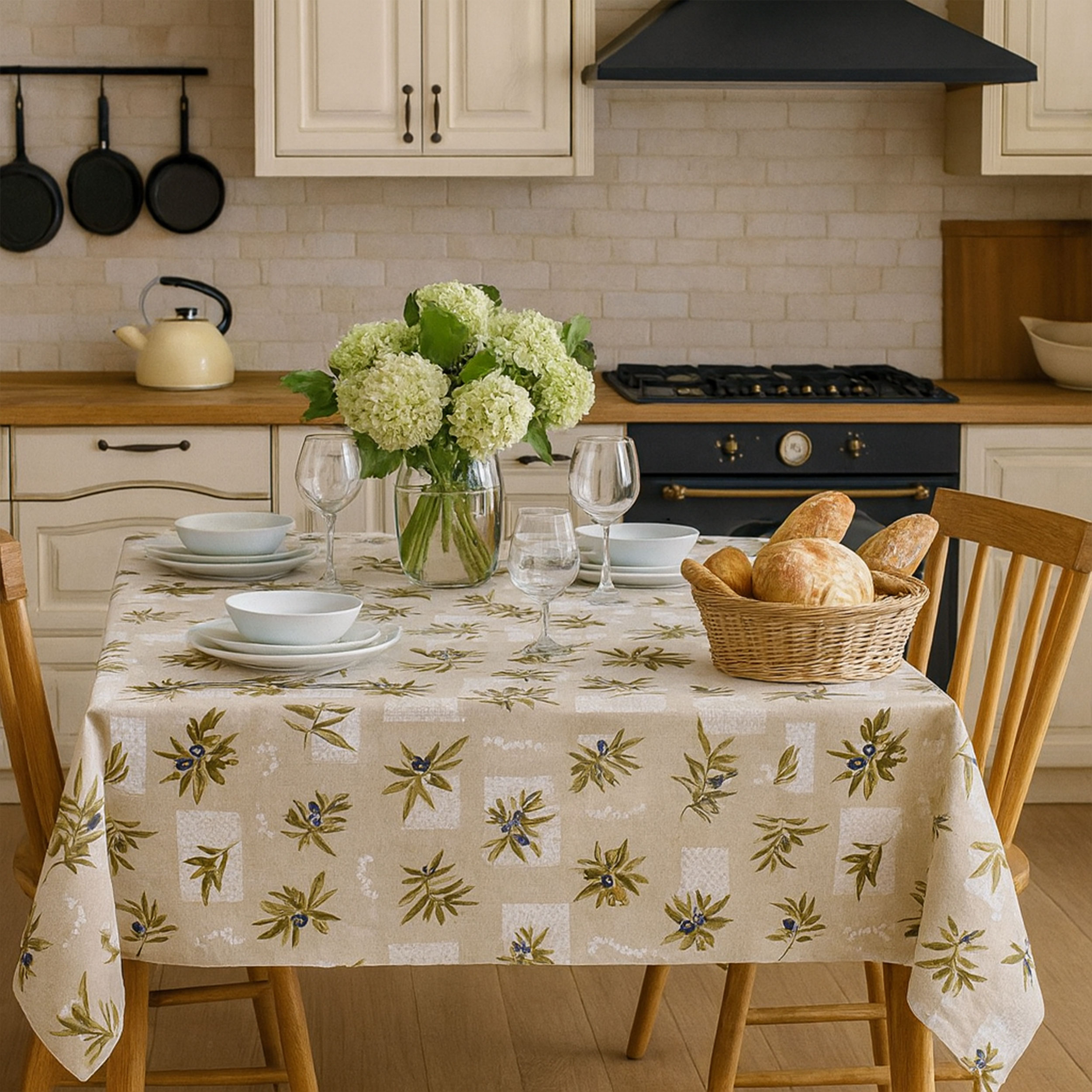 Packaged Tablecloth Olive Image