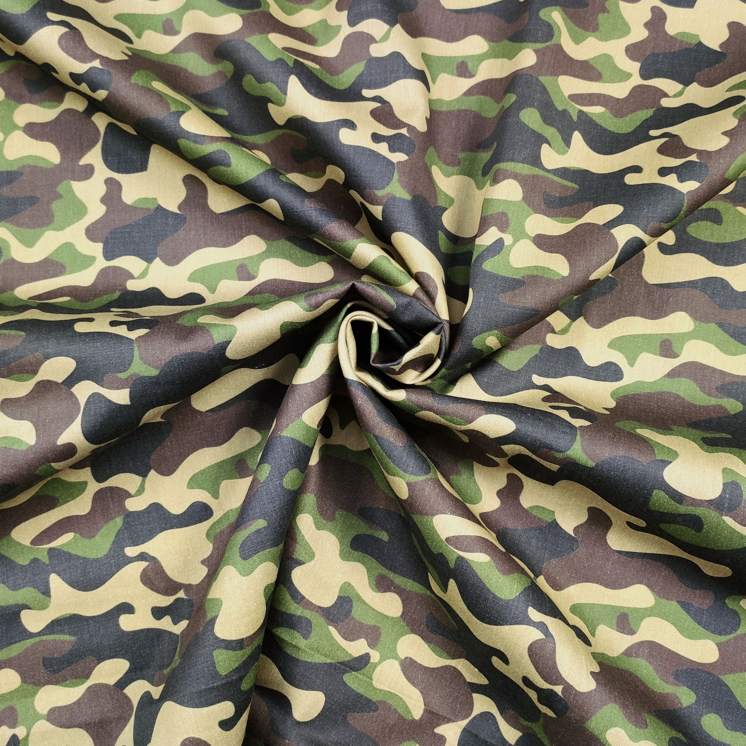 Coton léger Rasatello Military Fantasy