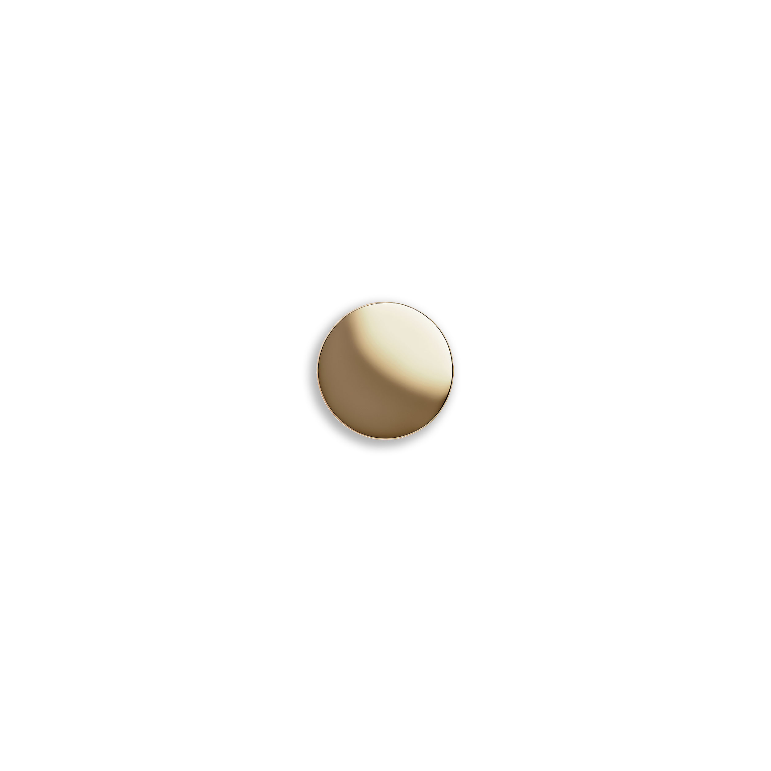 Thin Metal Gold Button Image