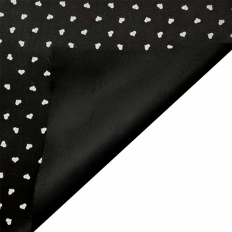 Pannolenci Black White Hearts Image