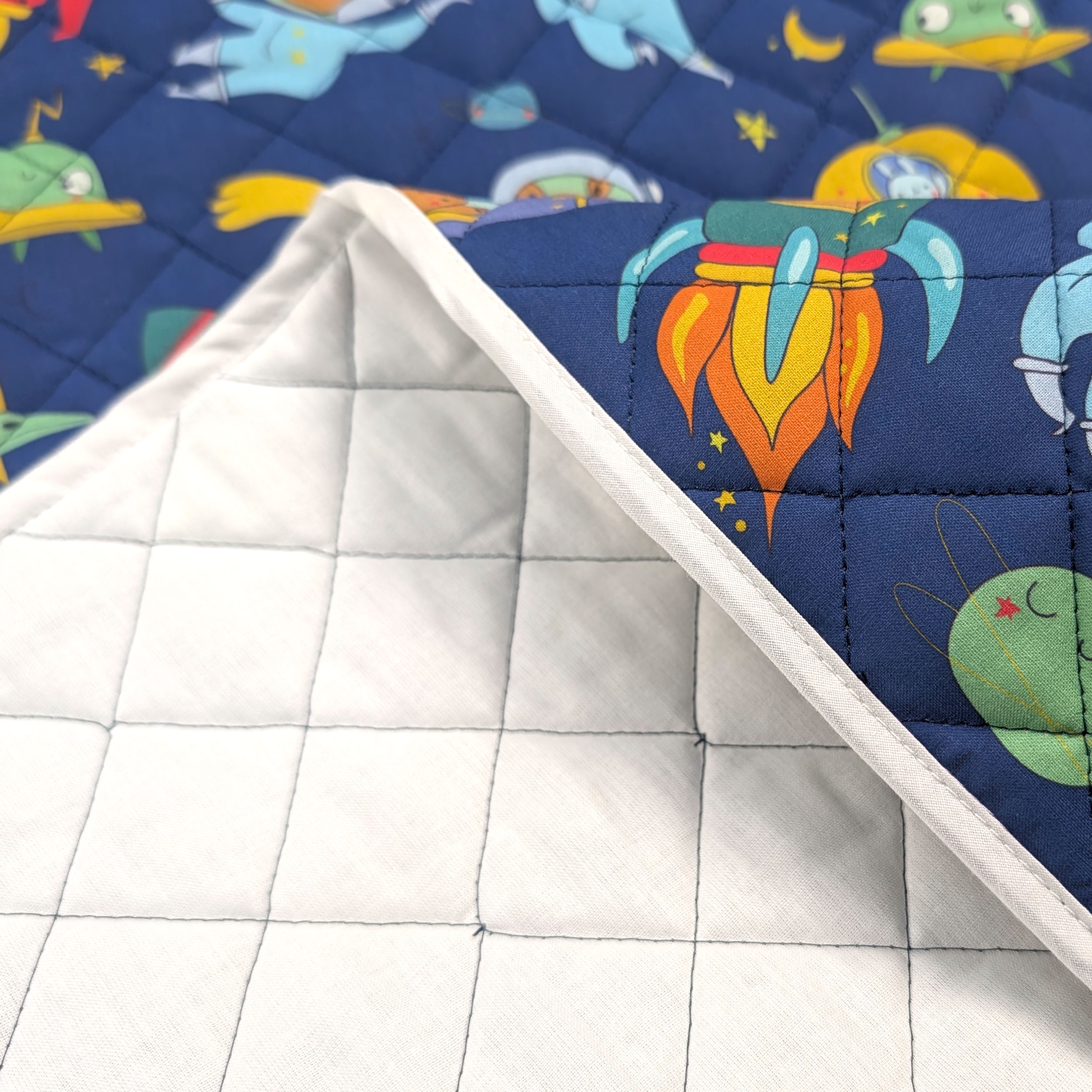 Astronaut Bears Blanket Image