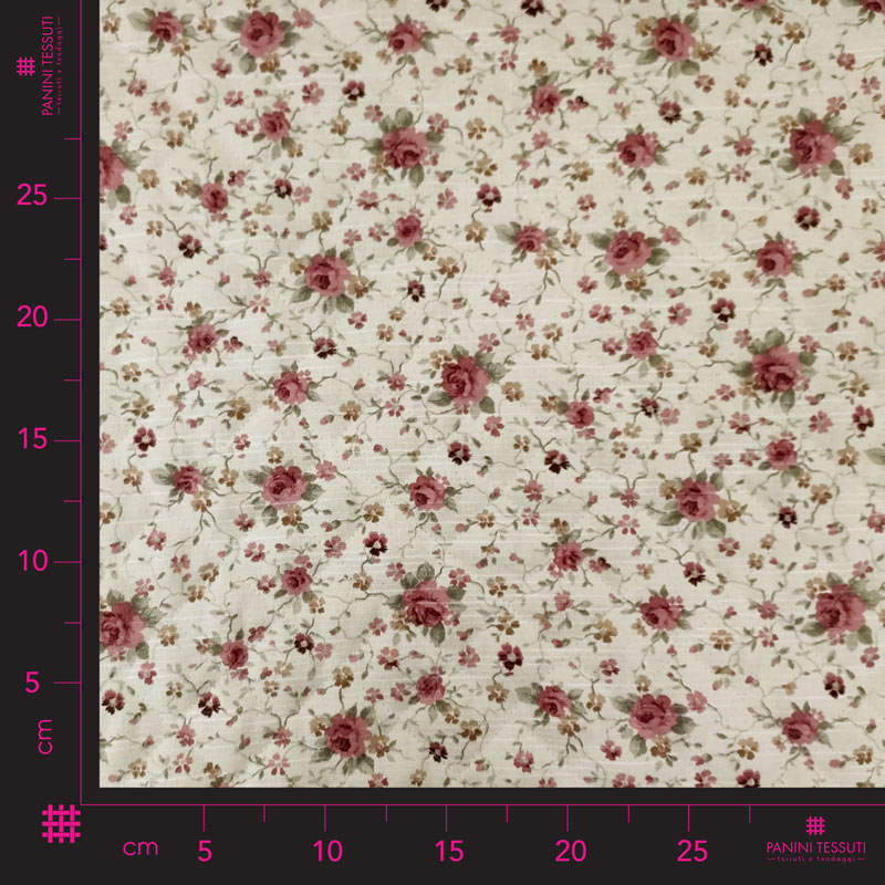 Tissu matelassé avec des fleurs roses Image