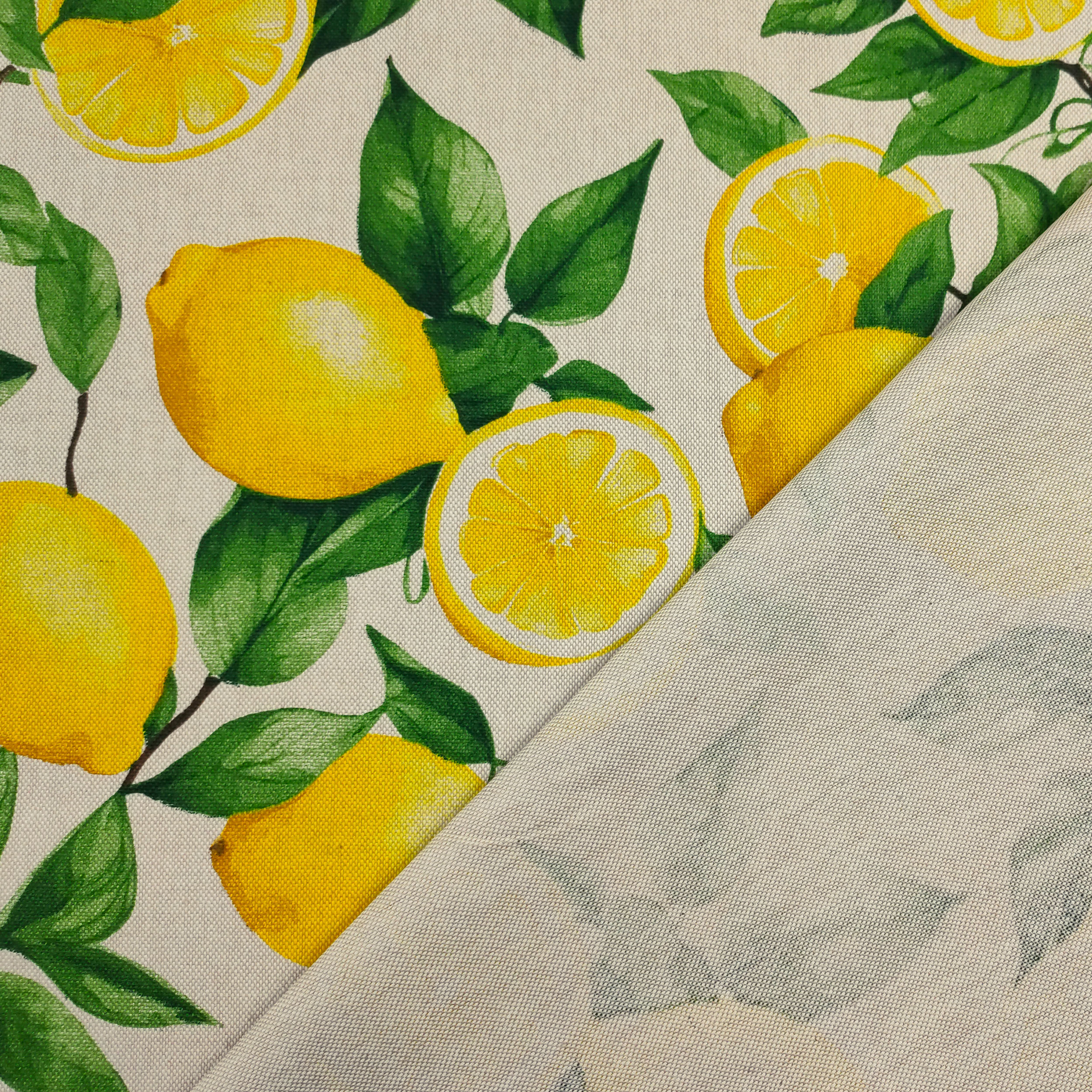 Panama Lemons Background Beige