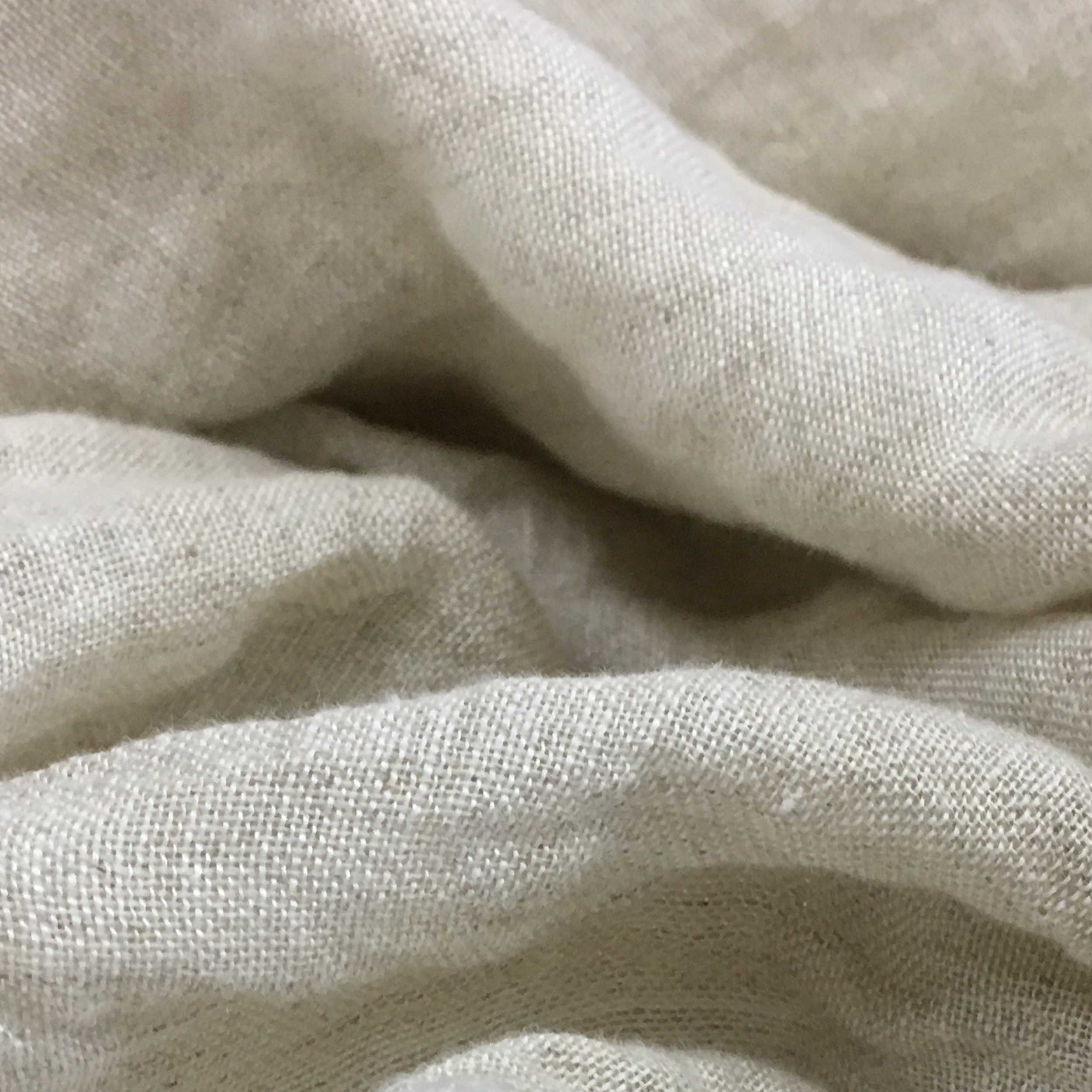 100% Rope Creased Linen Curtain Fabric Image