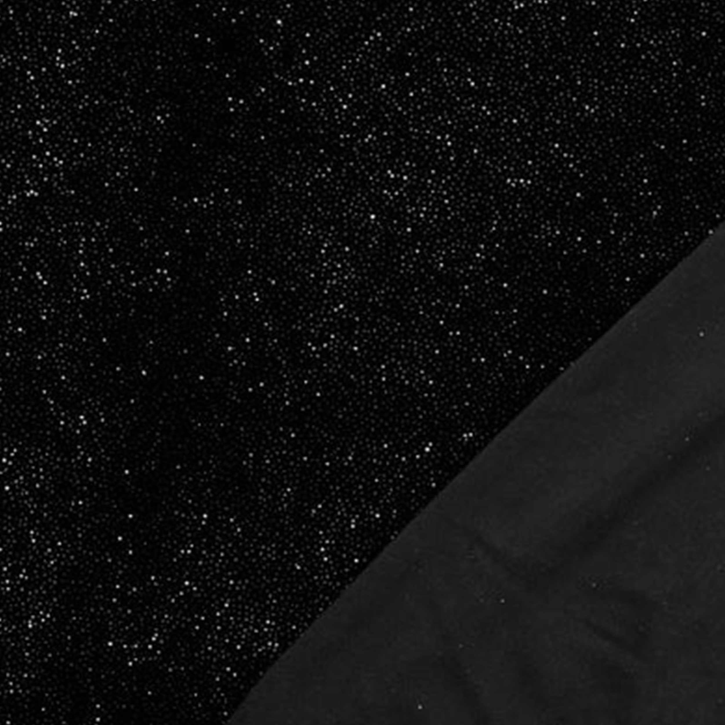 Black Velveteen with Silver Rhinestones Image