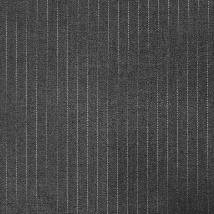 Grey Pinstripe Stretch Viscose Image