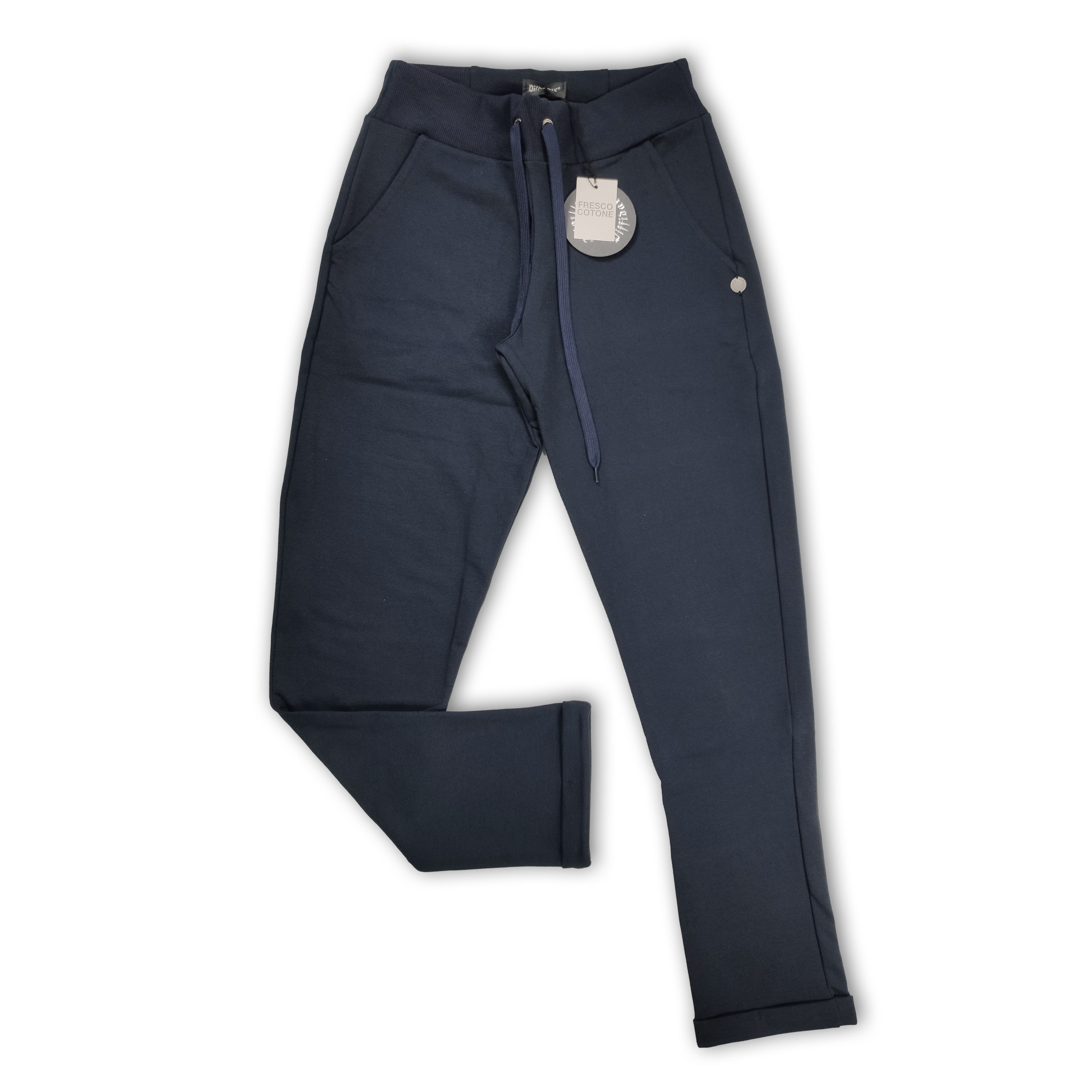 Lightweight Fresh Cotton Blue Trousers Image
