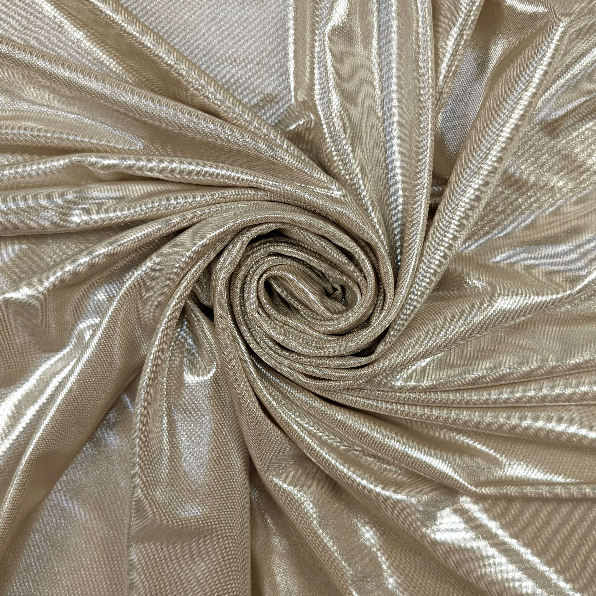 Light Gold Metallic Jersey Image