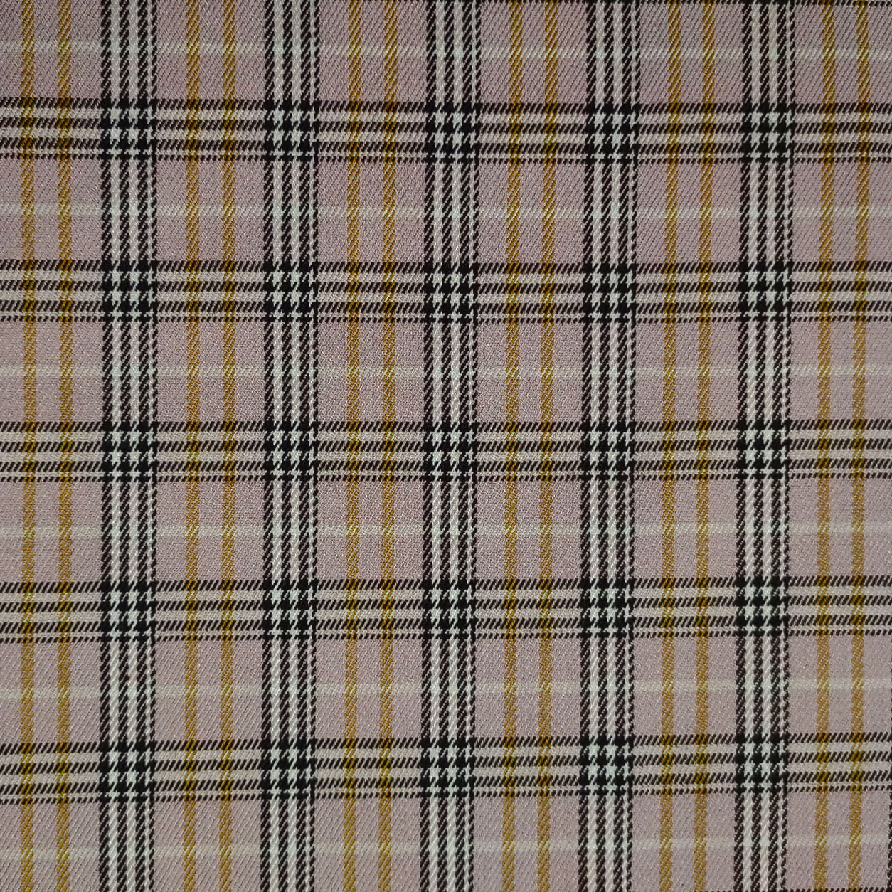 Beige Dressmaking Tartan  Image