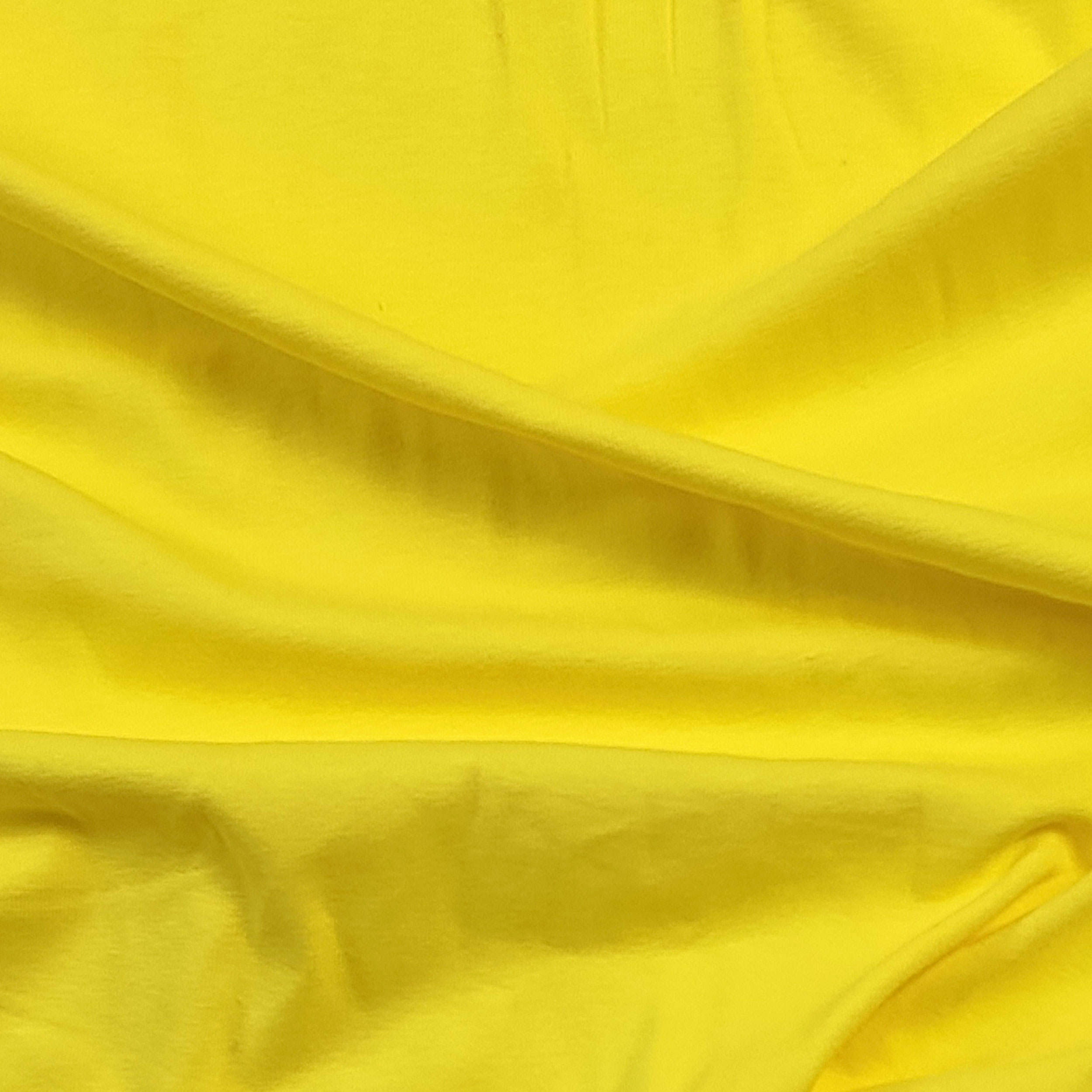 Jersey de coton jaune