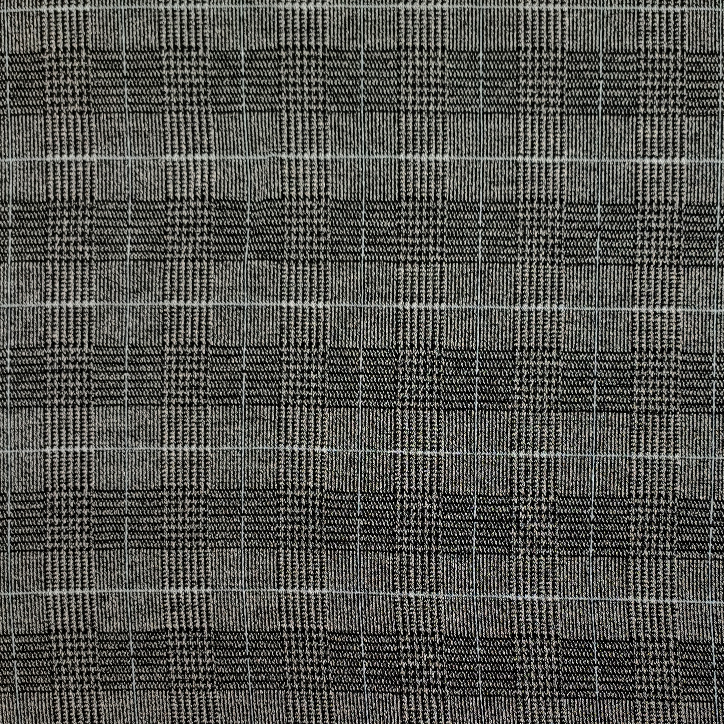 Milano Stitch Tartan rayé gris bleu