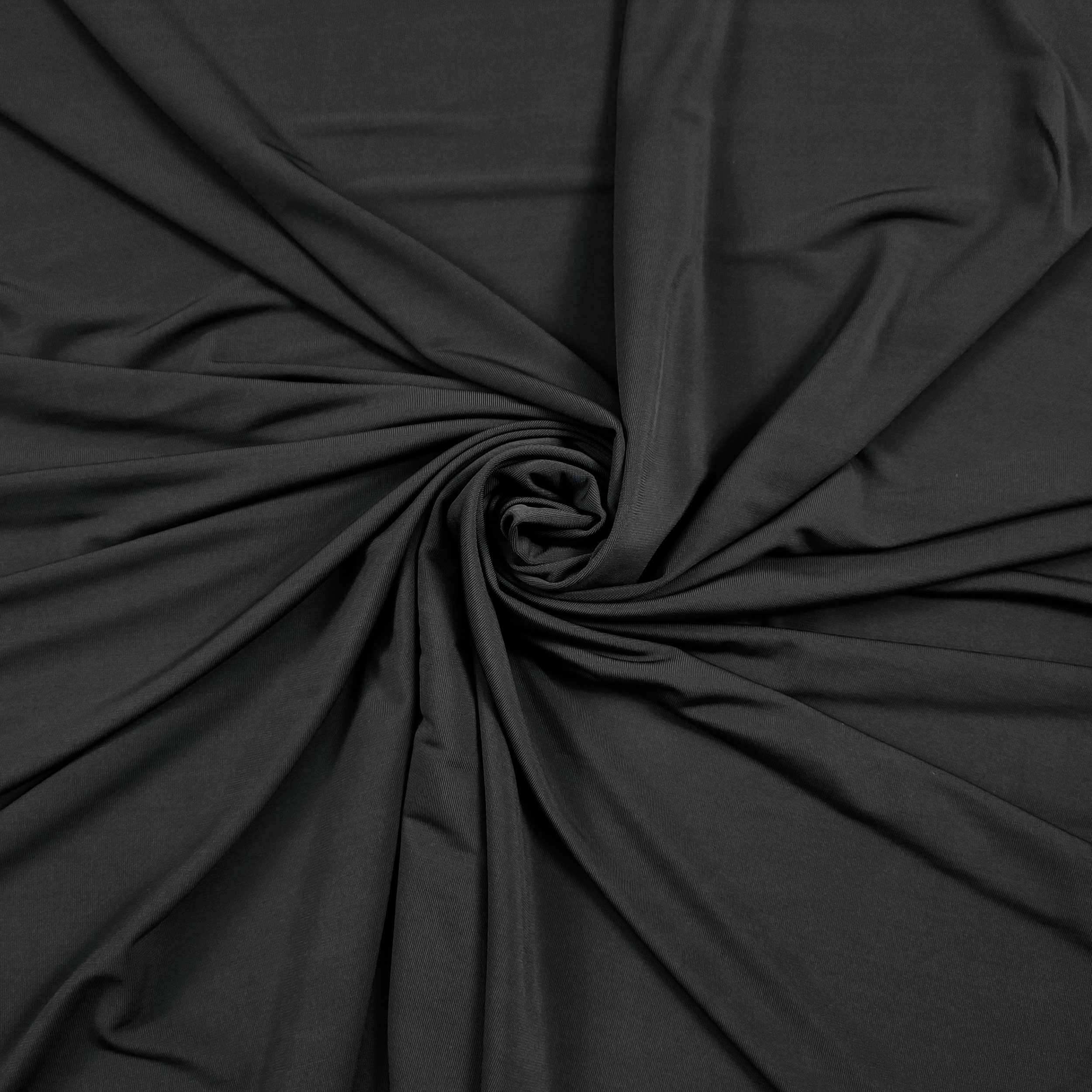 Grey Natural Silk Viscose Jersey