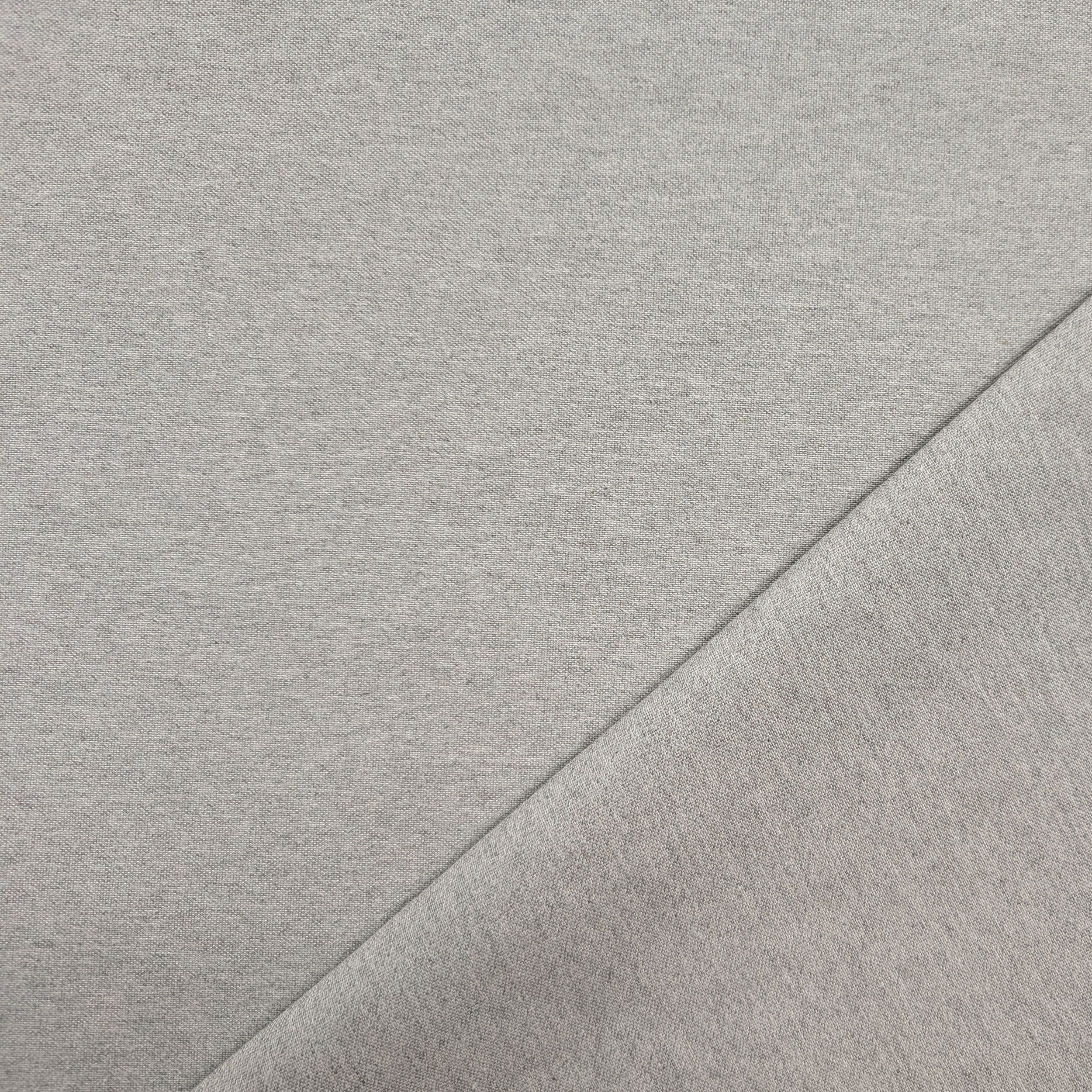 Light Grey Melange Cotton Blend Image