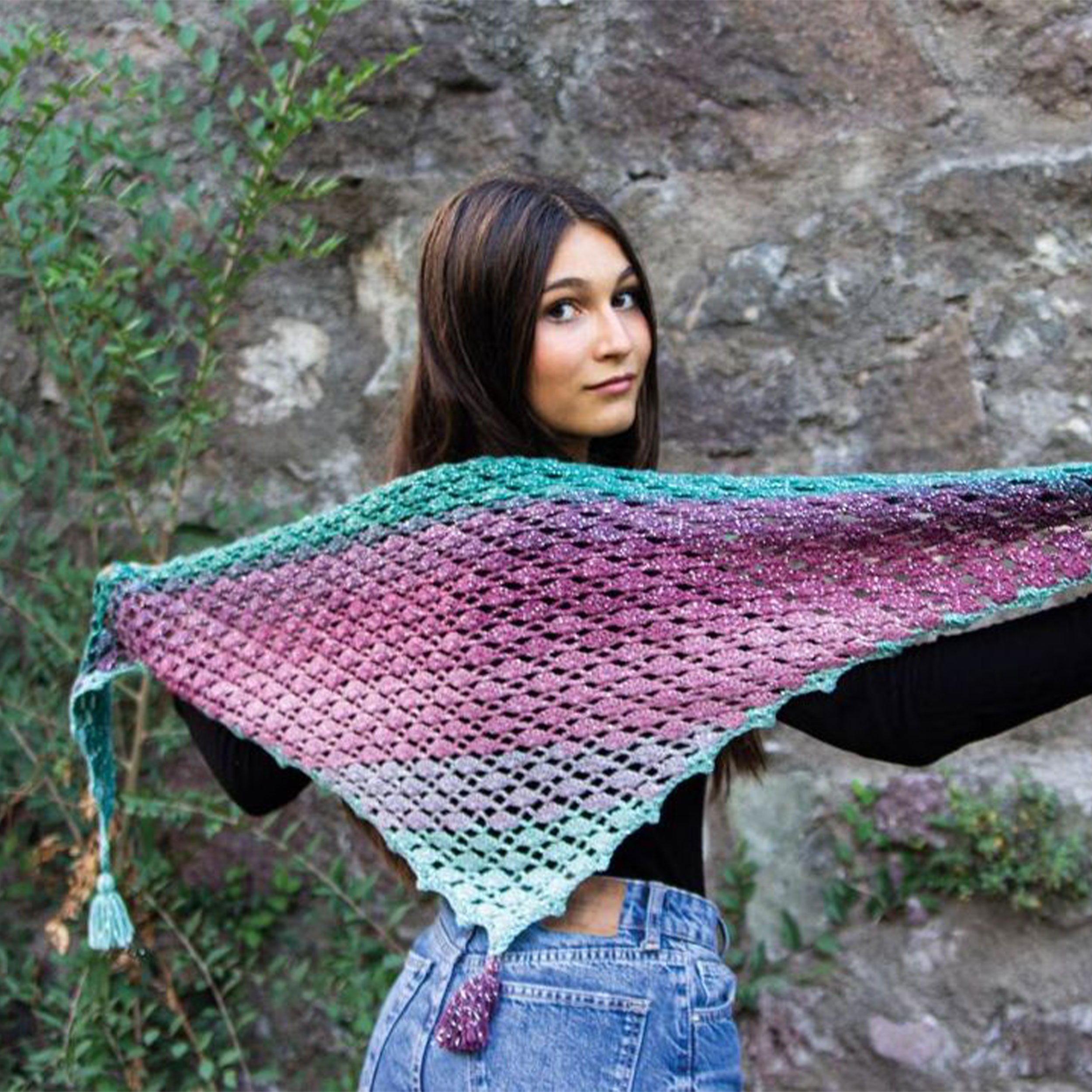 Space Glitter yarn Image