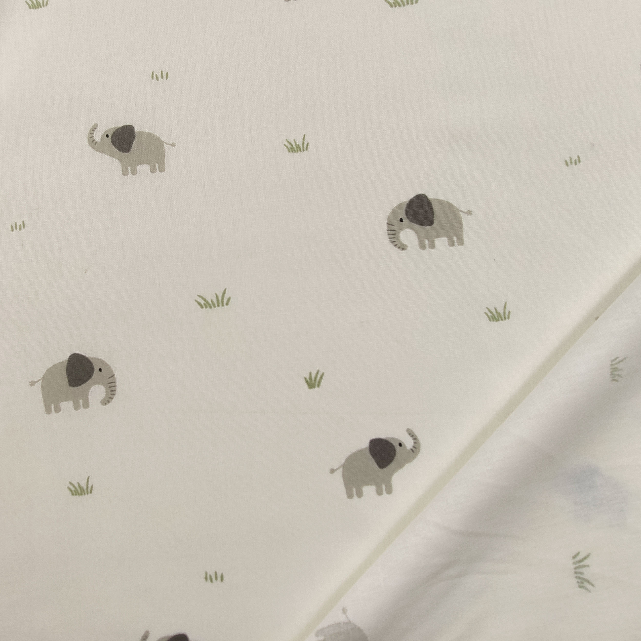 Popeline de coton Elephant Fantasy