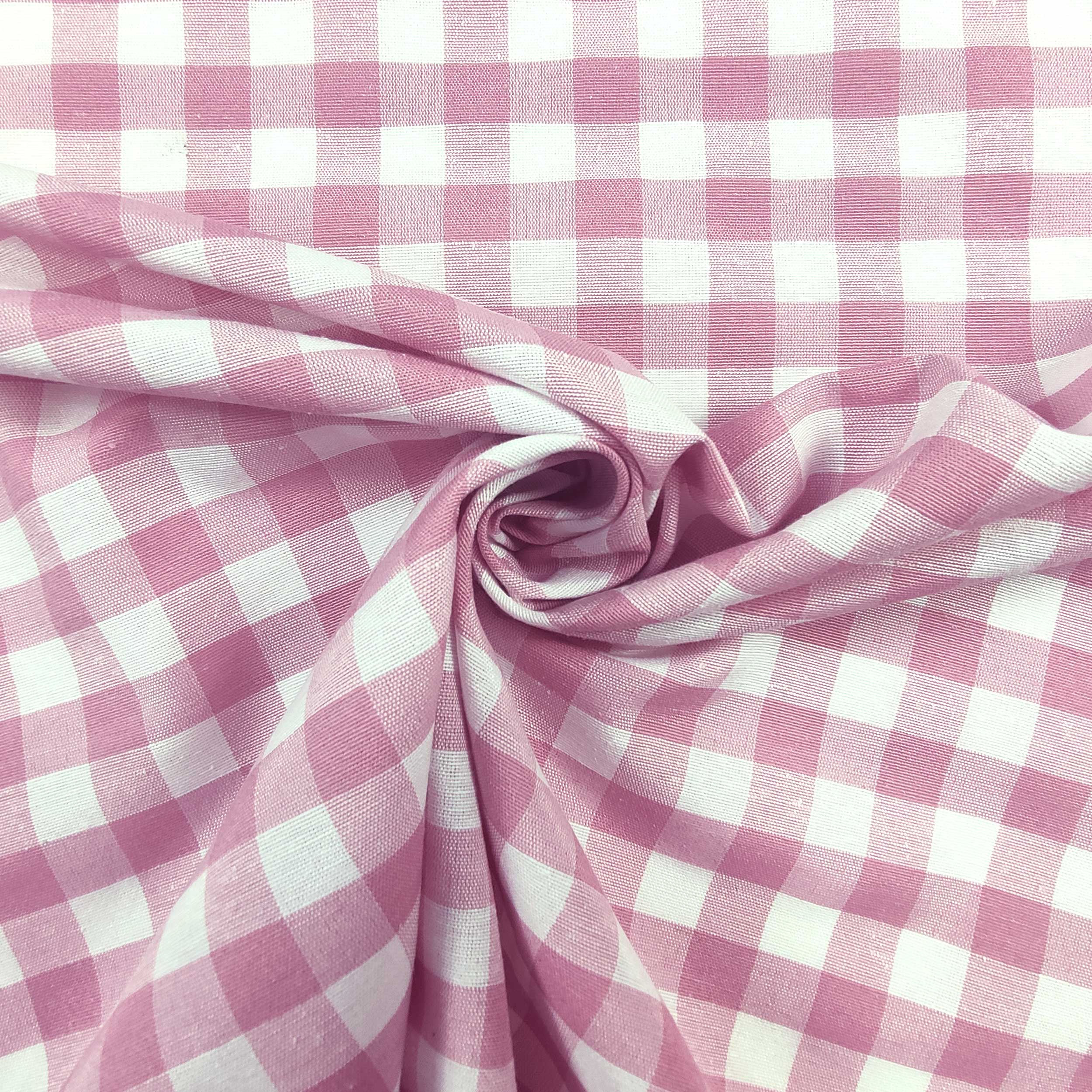 Tissu teint en fil pour nappe à carreaux Image