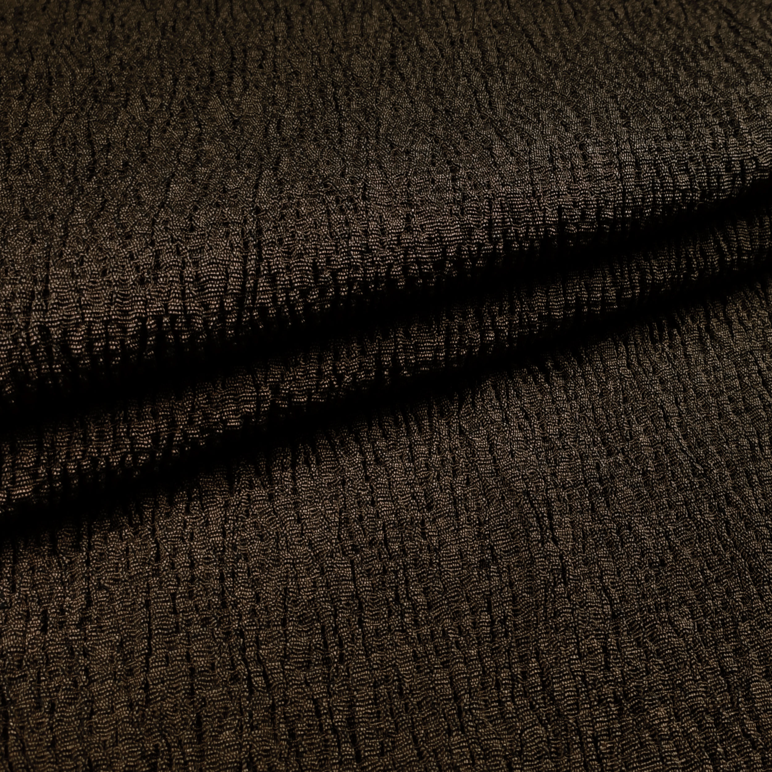 Wrinkled Elastic Slipcover Fabric Brown Image