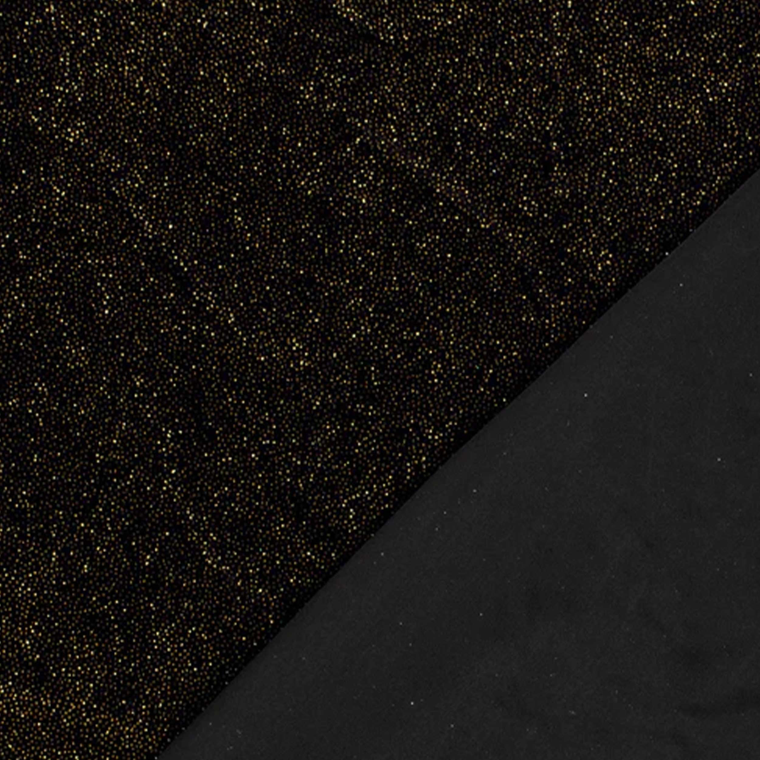 Black Velveteen with Gold Rhinestones Image