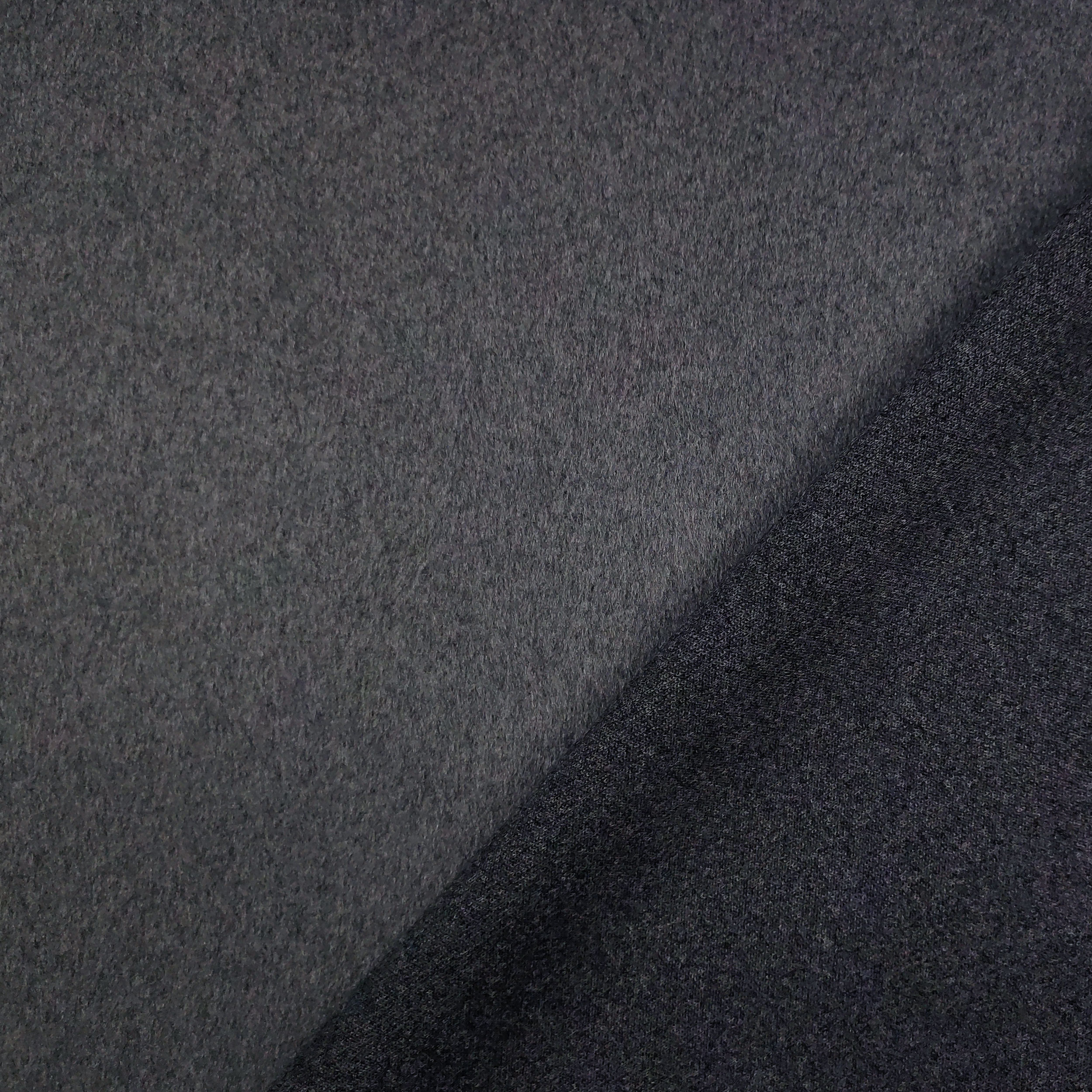 Manteau gris foncé Tissu couleur unie Image