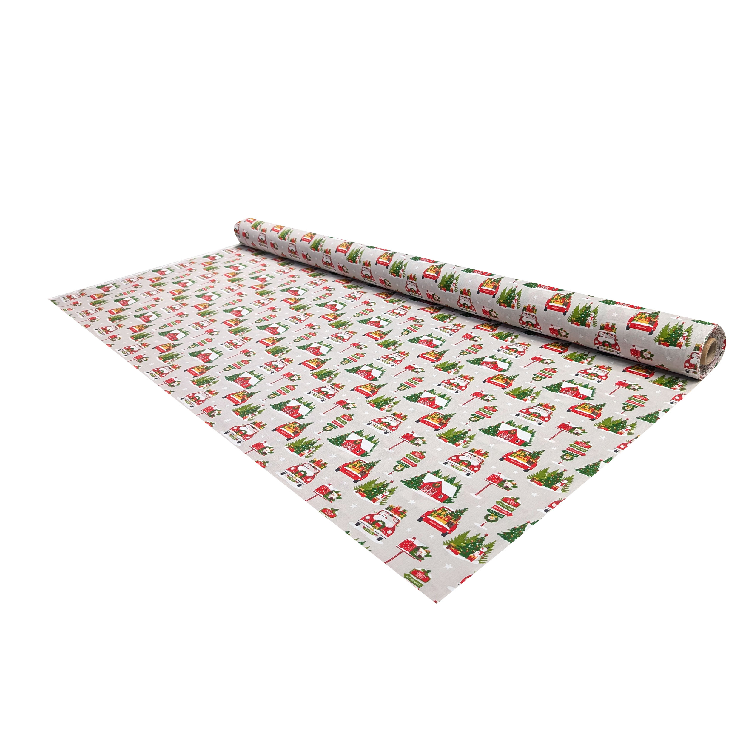 Christmas cotton Father Christmas at the North Pole Image