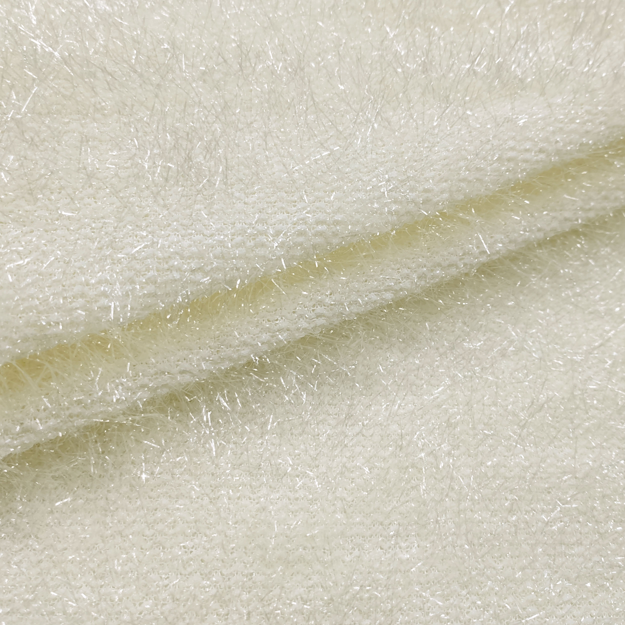 Pull Feather Lurex Cream