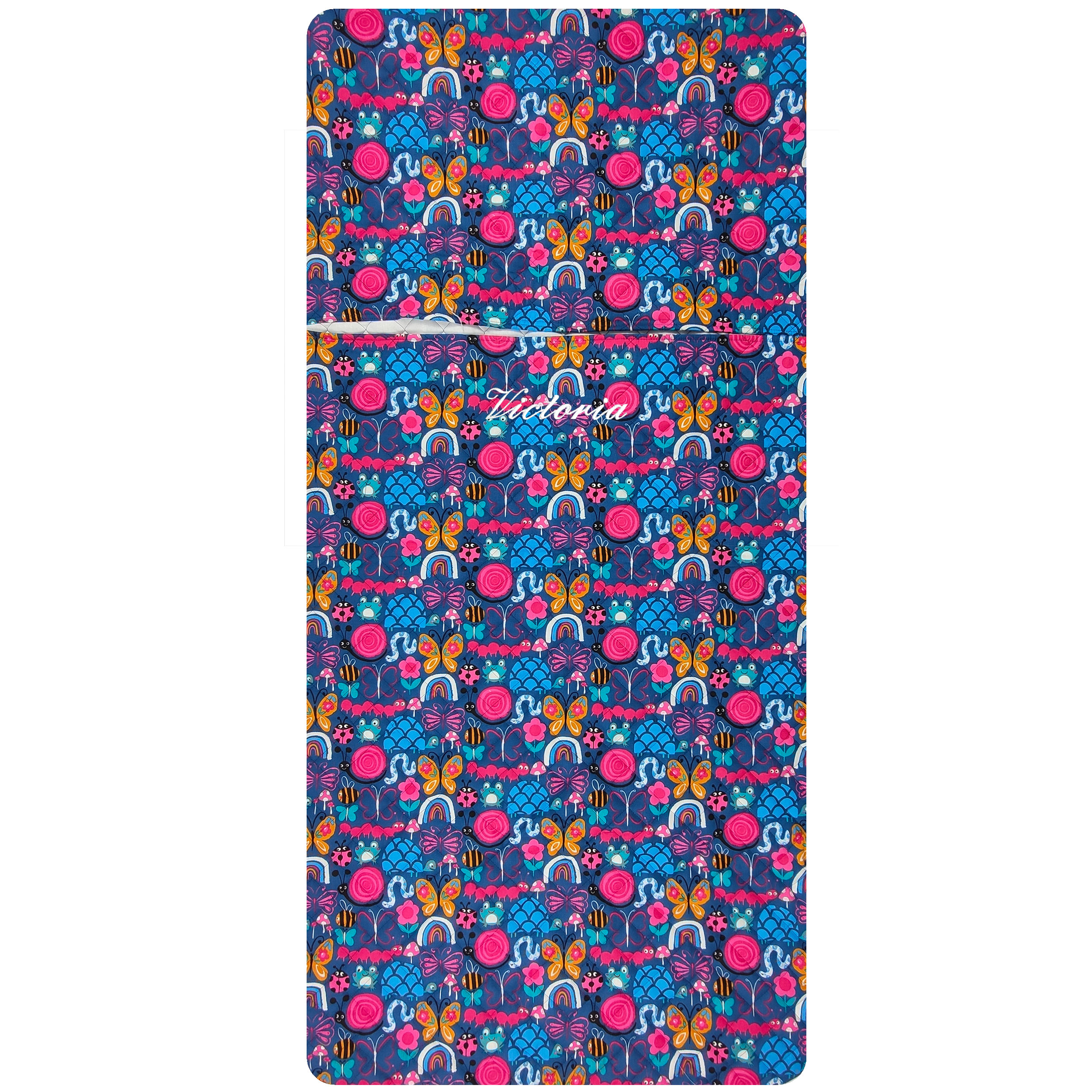 Sac de couchage à motifs d'animaux Fond bleu