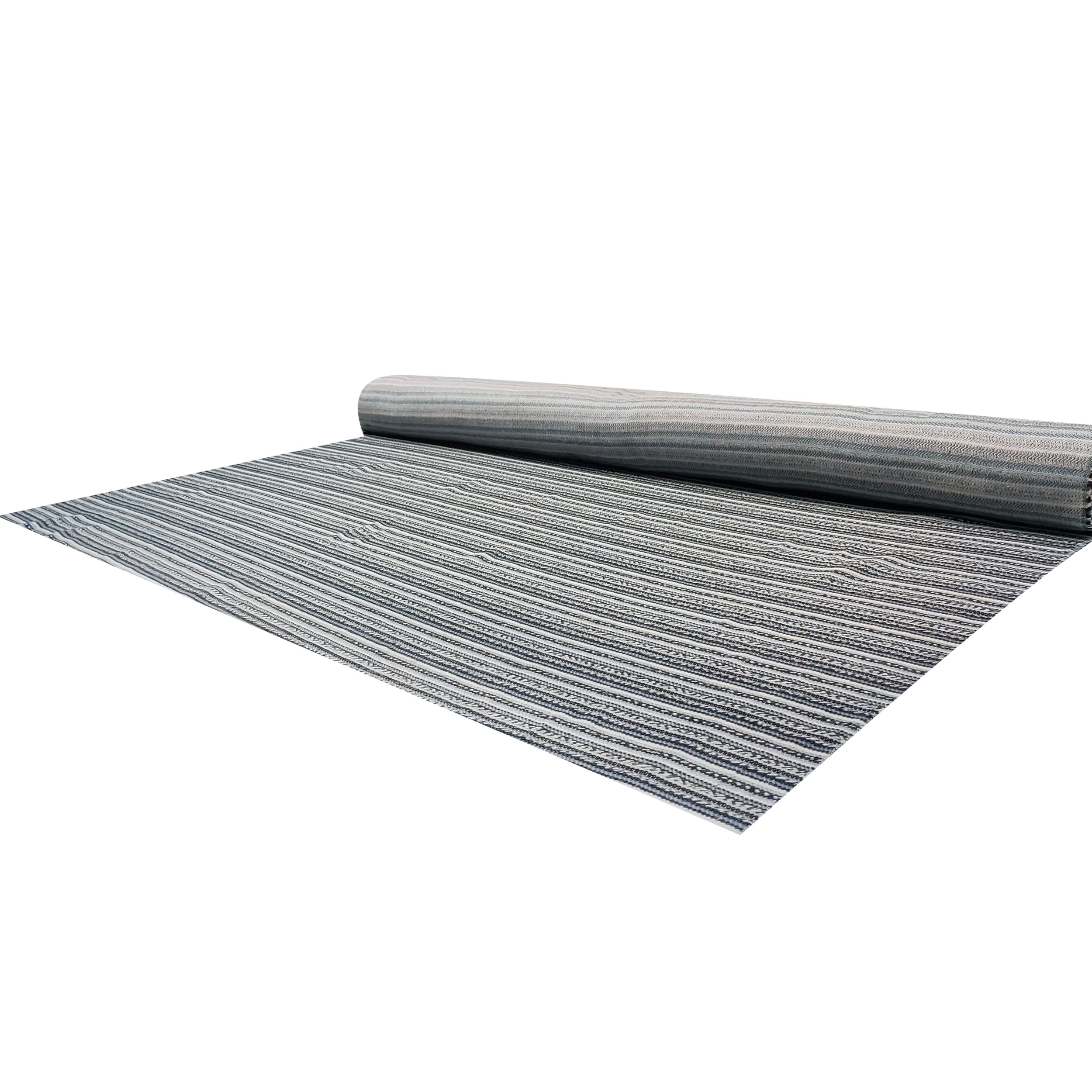 Tissu en laine Rayures abstraites Bleu clair Image