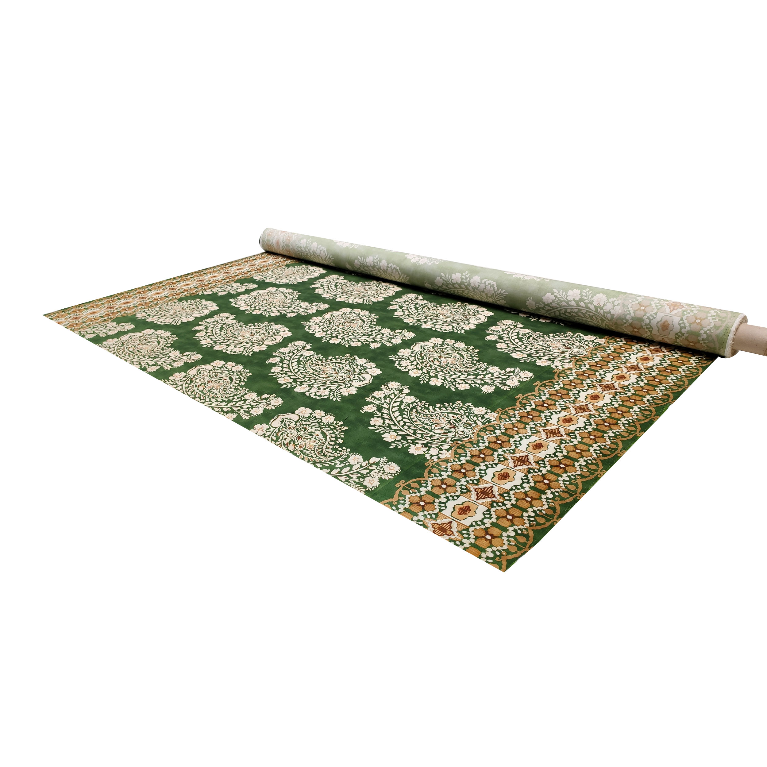Tissu de coton à motif cachemire à double tranchant
