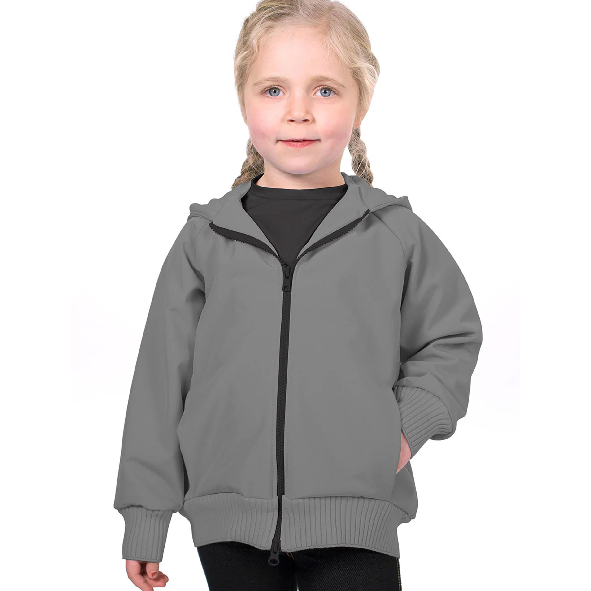 Water-repellent Softshell Grey fabric