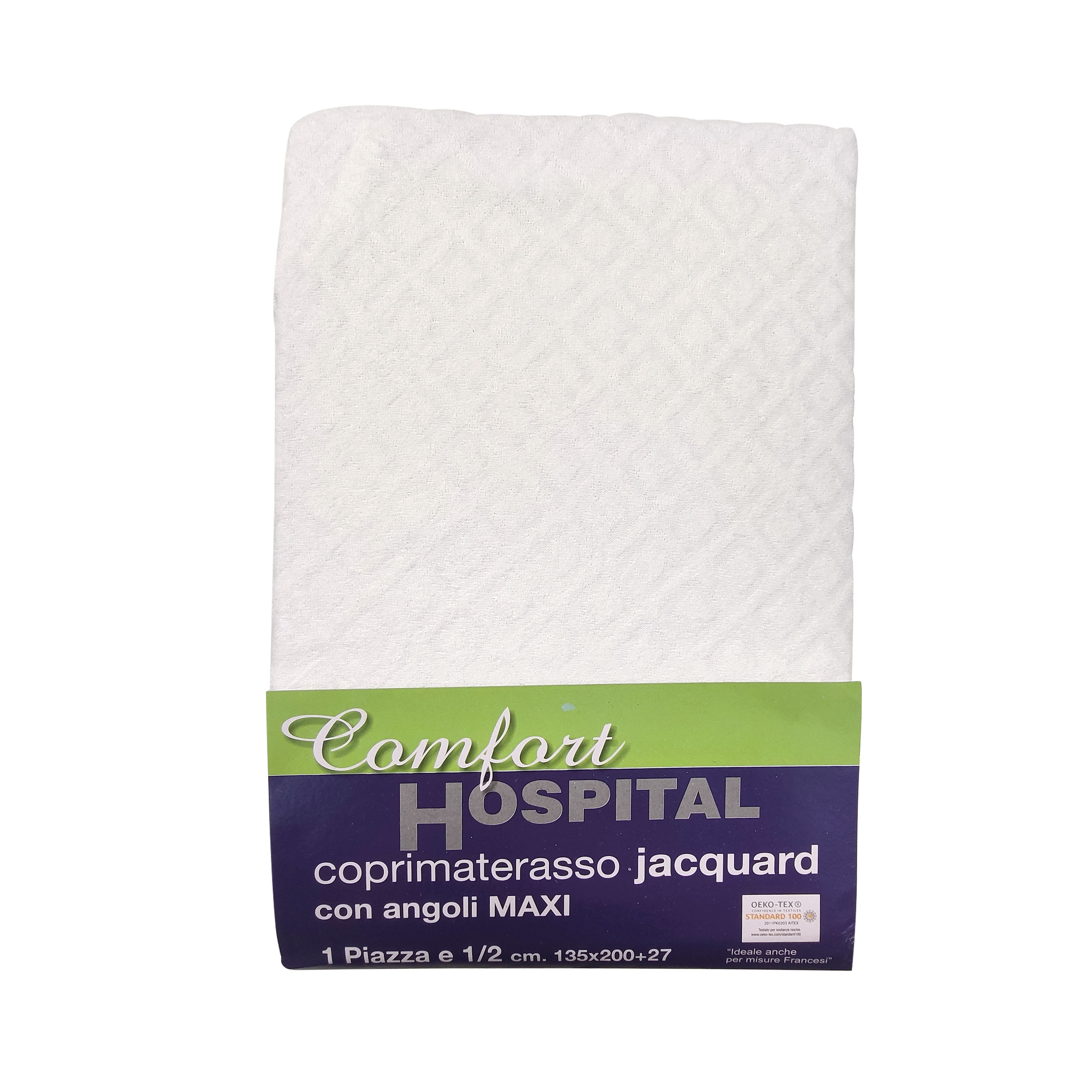 Coprimaterasso Jacquard con Angoli Maxi 1 Piazza e Mezza Image
