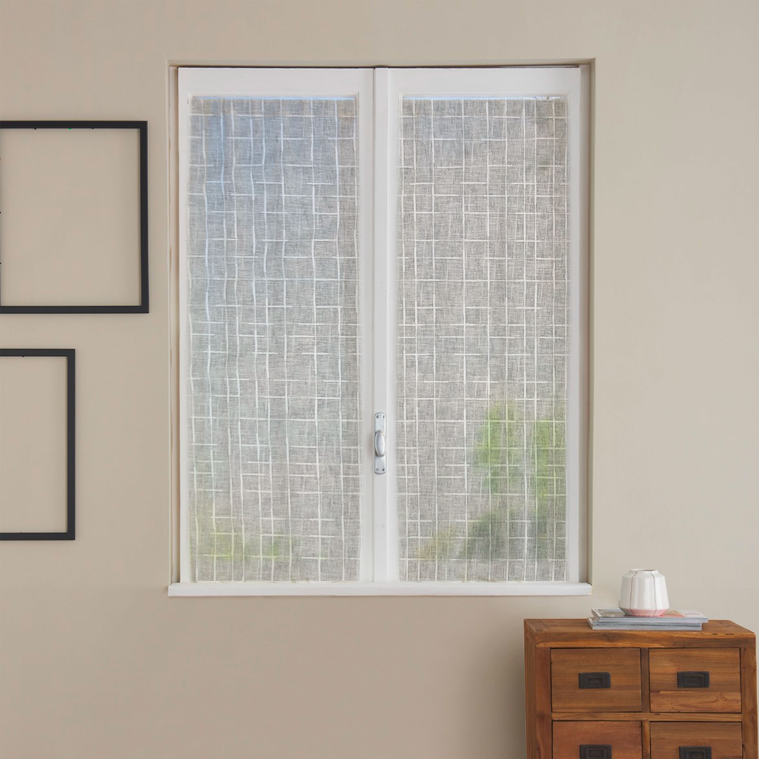 Fabric Curtain Milù Pearl Grey