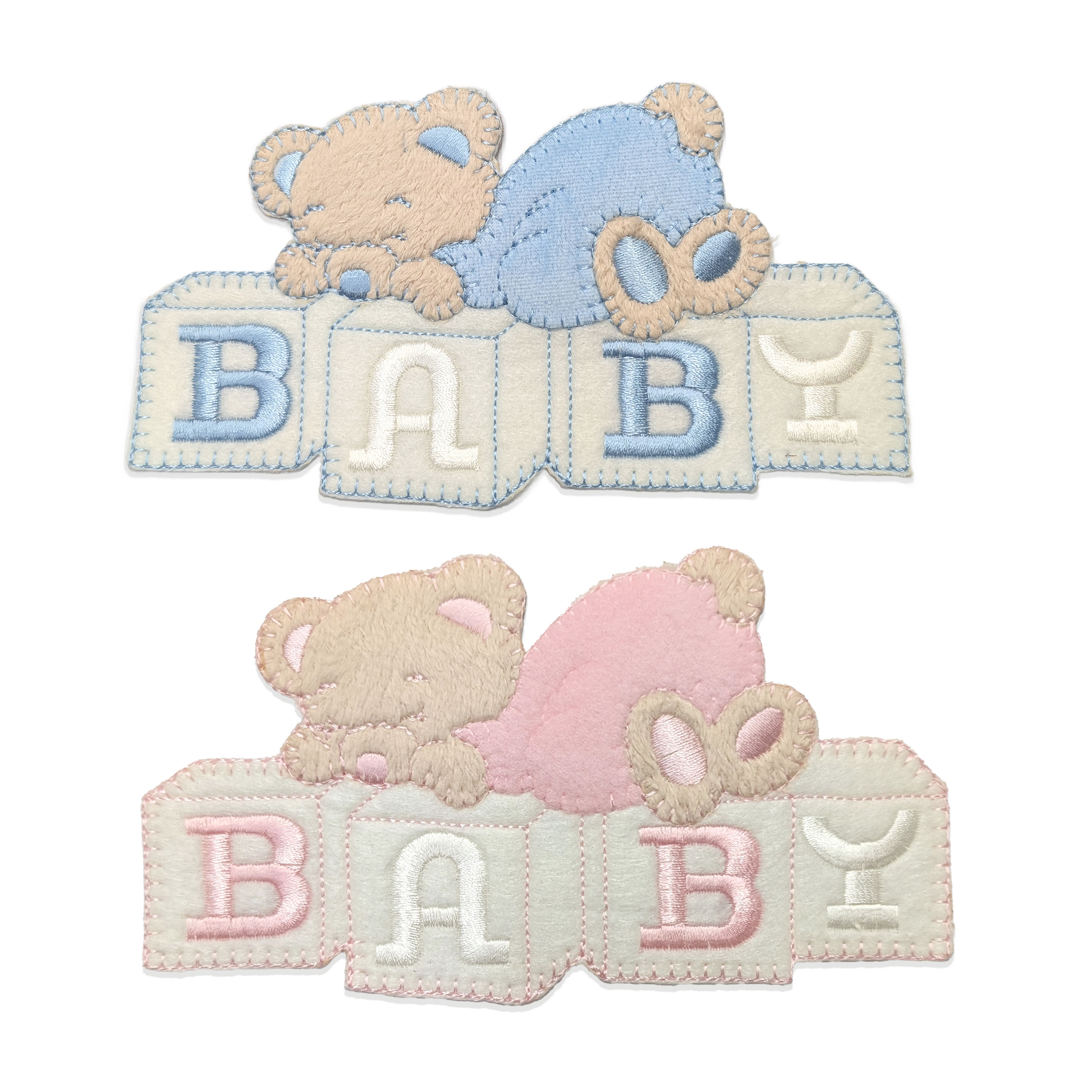 Thermoadhesive application Sleepy Bear with Baby Script Image
