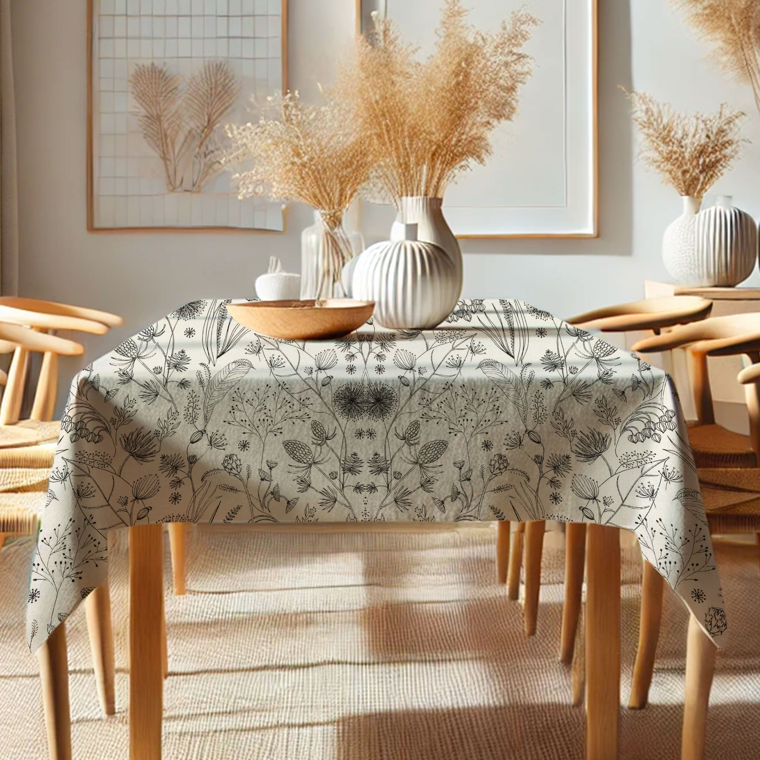 Gemischte Baumwolle Soffioni Creme Hintergrund